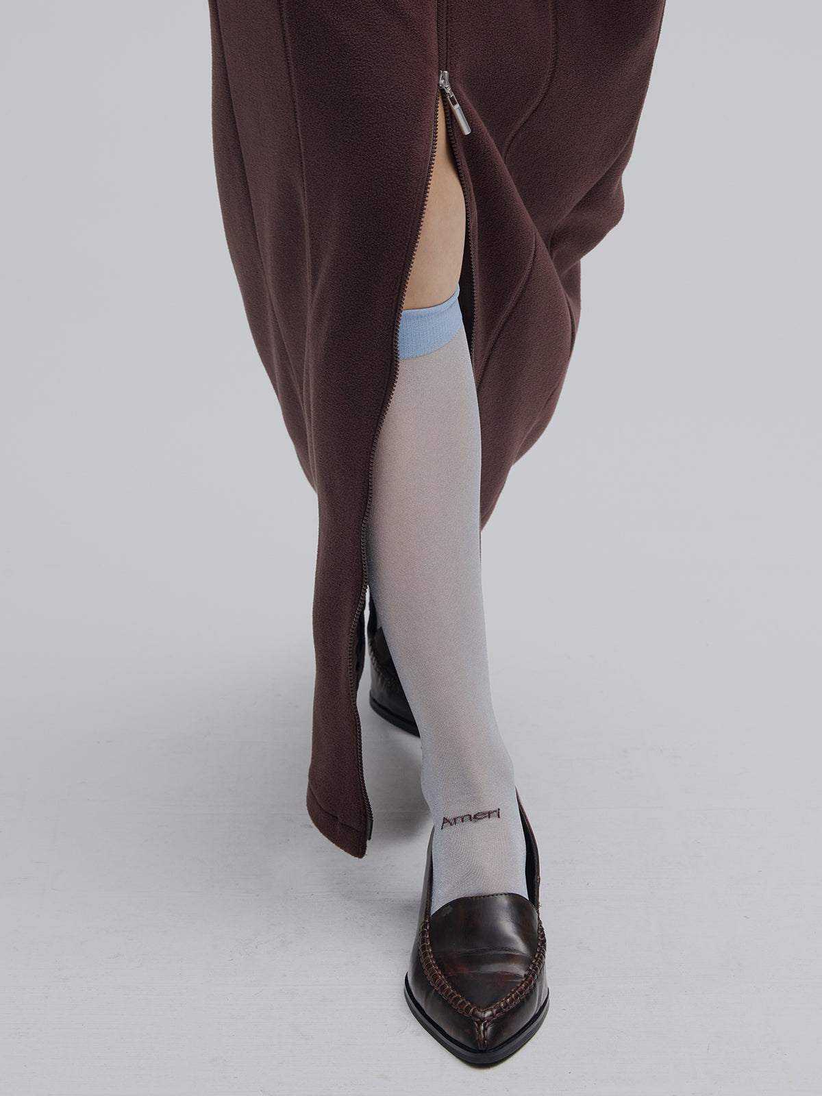 【Tabio×Ameri】SHEER LOGO HIGH SOCKS