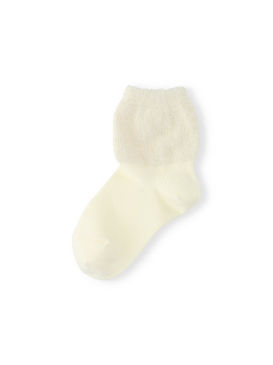 【3足1,485円】トップ切替モールショートソックス / 13-15cm