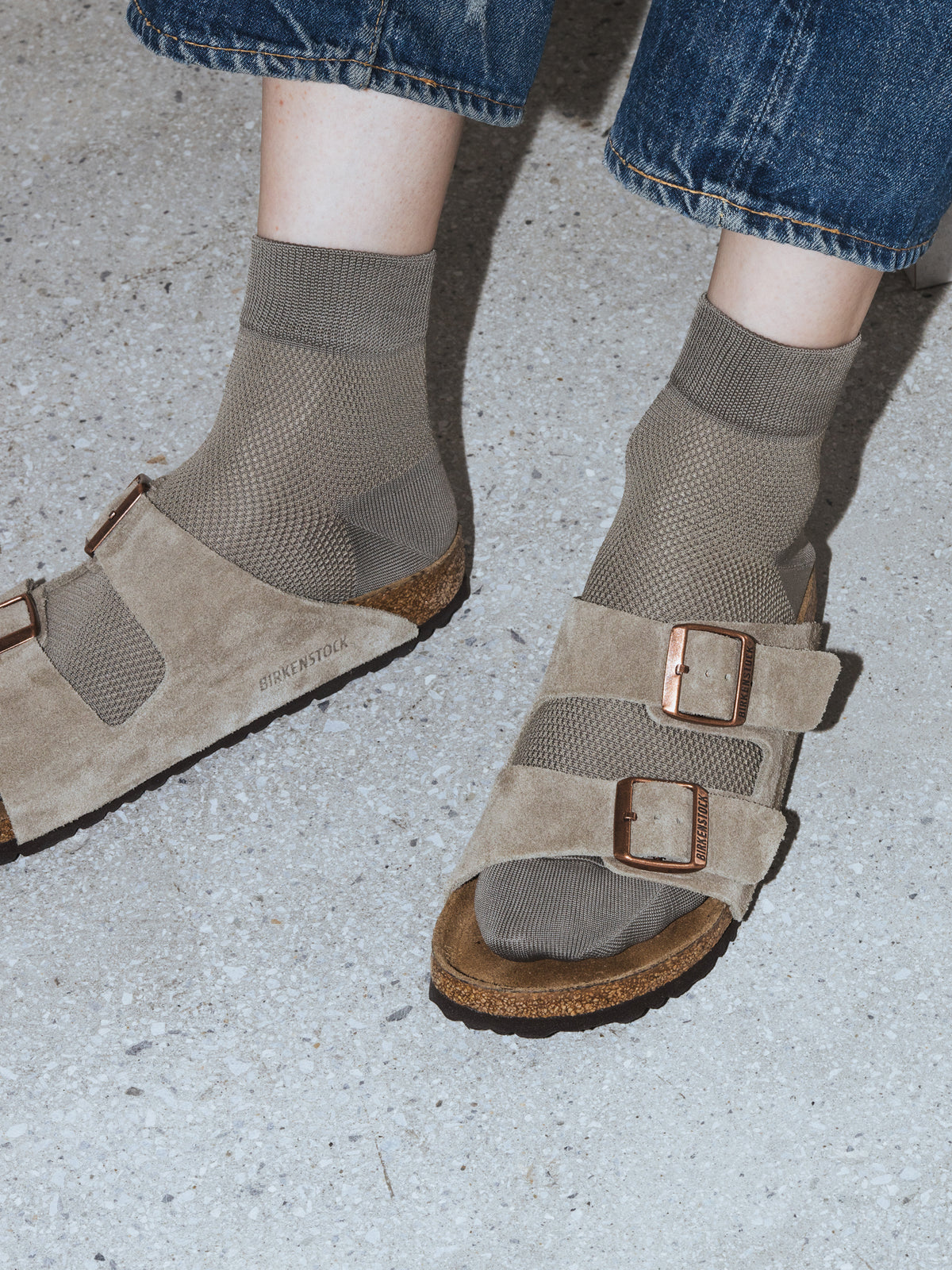 【Tabio MEN】消臭+COOLMESHショート丈ソックス