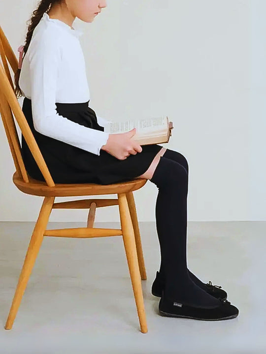 【キッズ】無地オーバーニーソックス / 19-21cm
