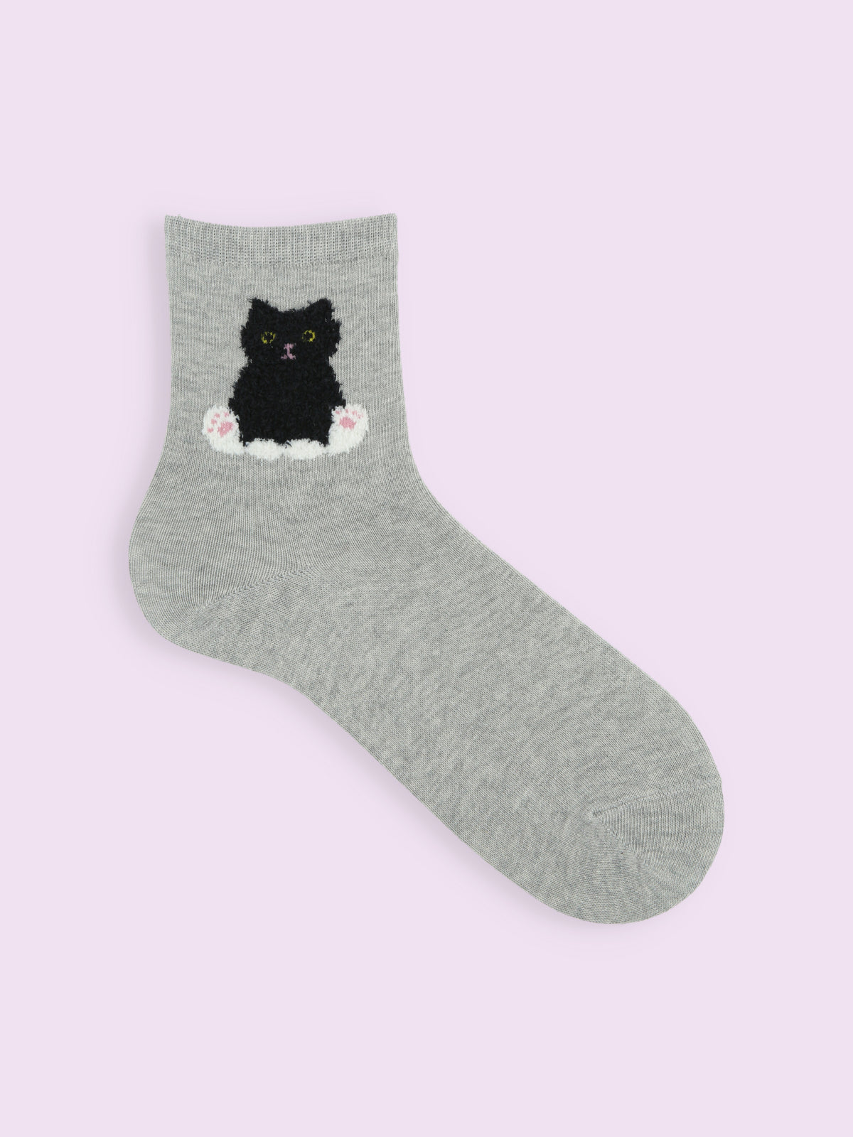【3足1,485円】もふもふ靴下猫ショートソックス