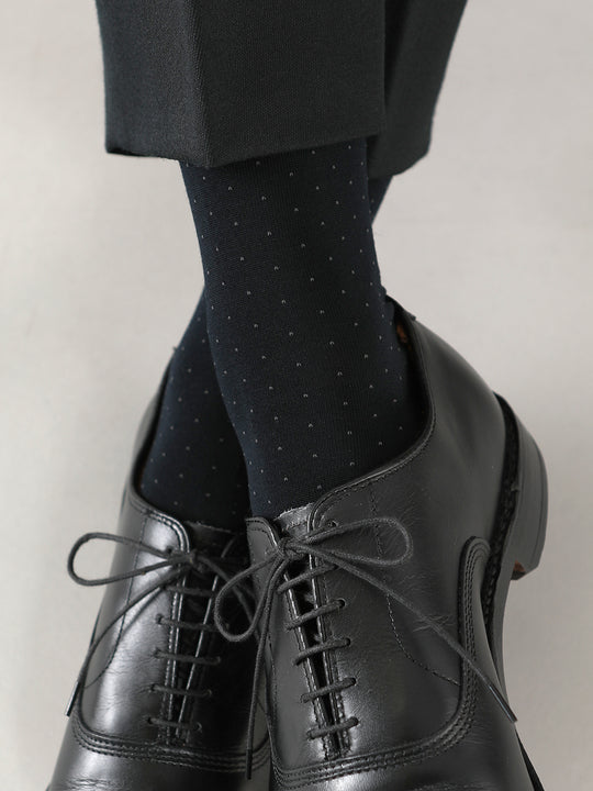 【Tabio MEN】綿ピンドット柄ソックス(27.0~29.0cm)
