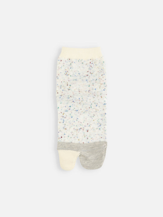 【キッズ】 足袋ネップ切替ソックス / 16-18cm