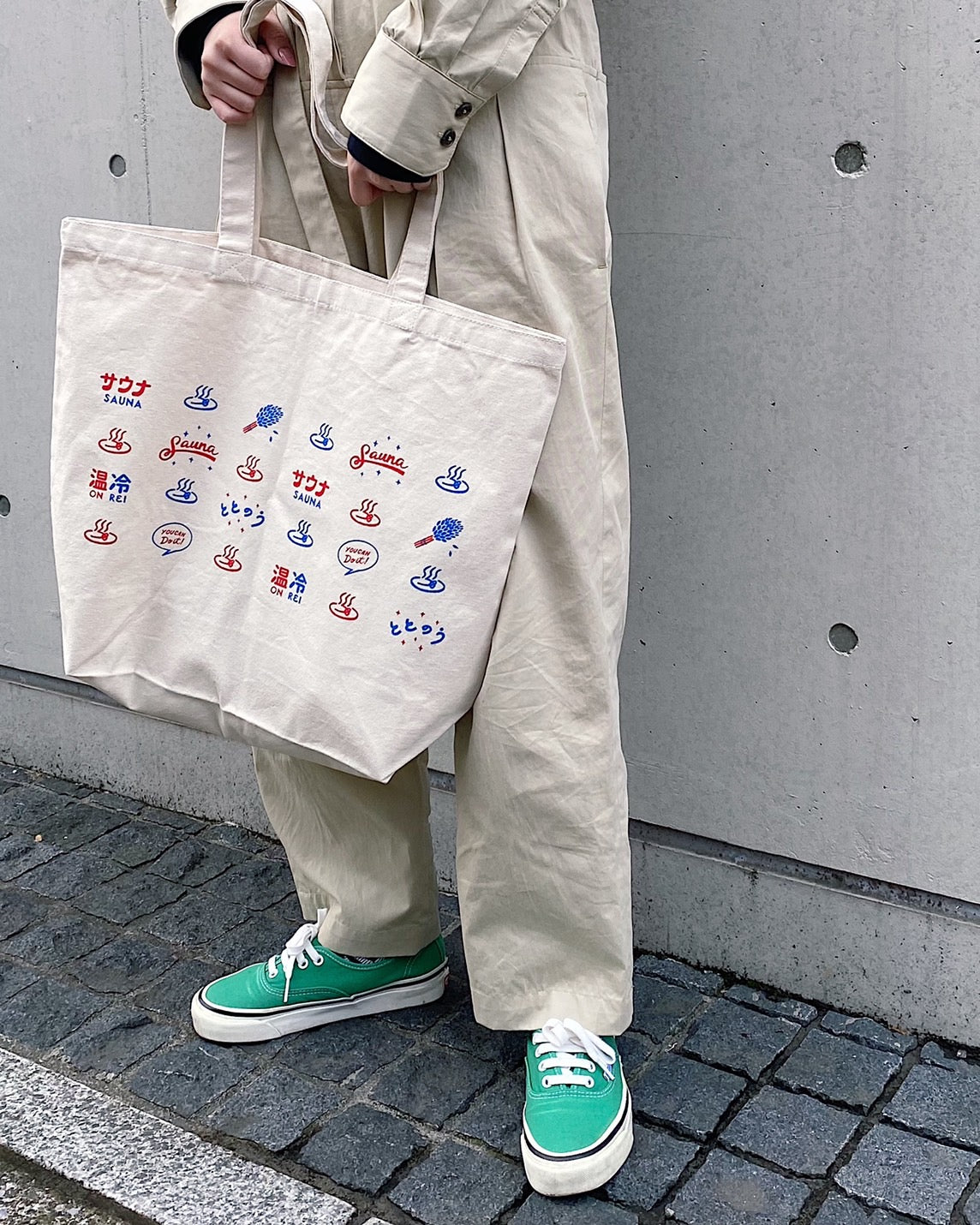 【WHW! ×Tabio】Saunaコットンバッグ
