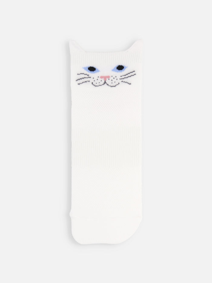 【冷感】クールCATメッシュショートソックス