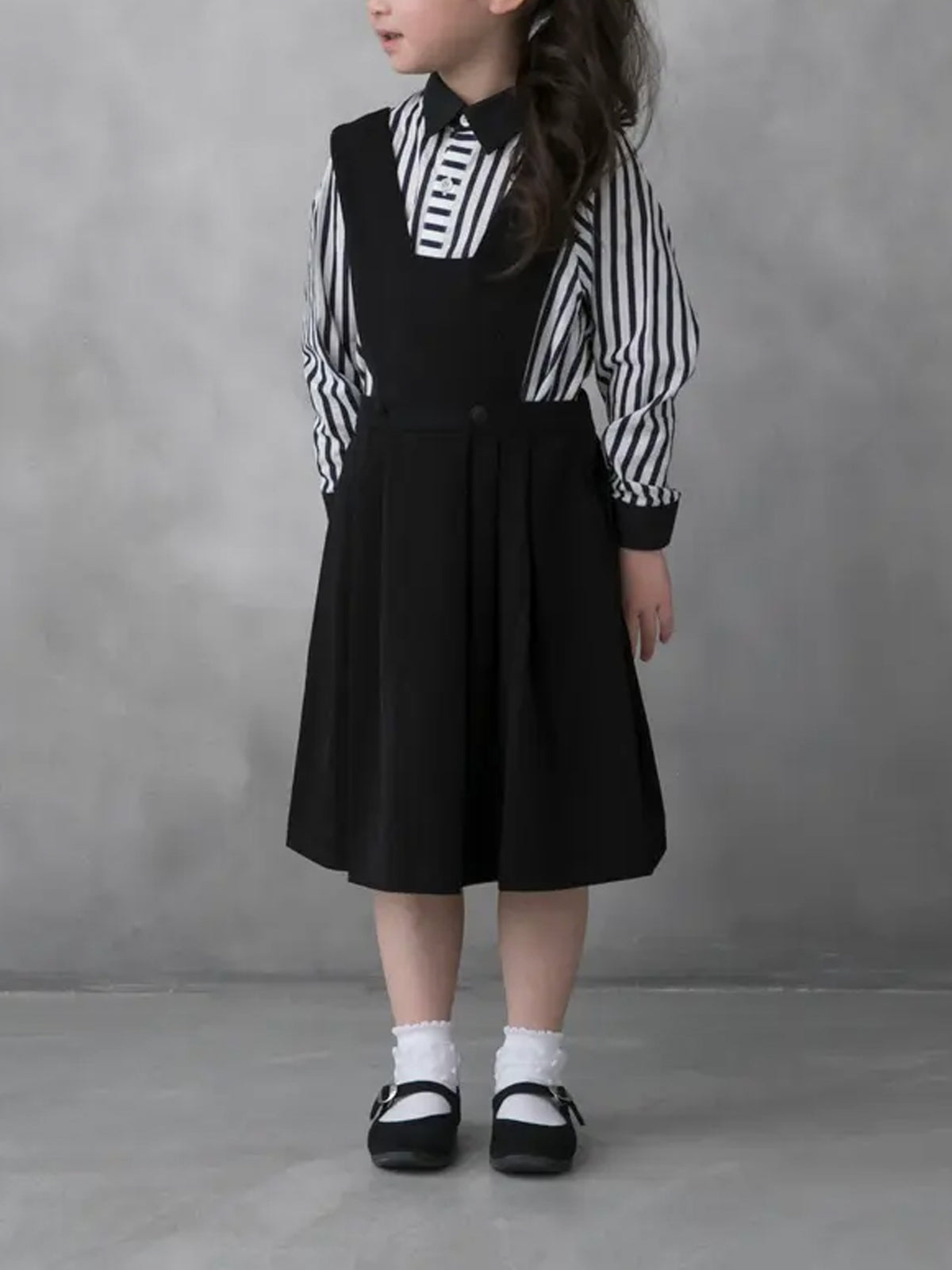 【キッズ】チュールドット柄ショートソックス / 16-18cm