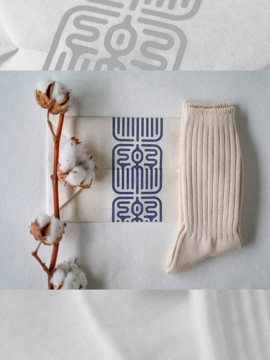 【Tabio MEN】TABIO’S COTTON クラッシックリブクルーソックス / Sサイズ