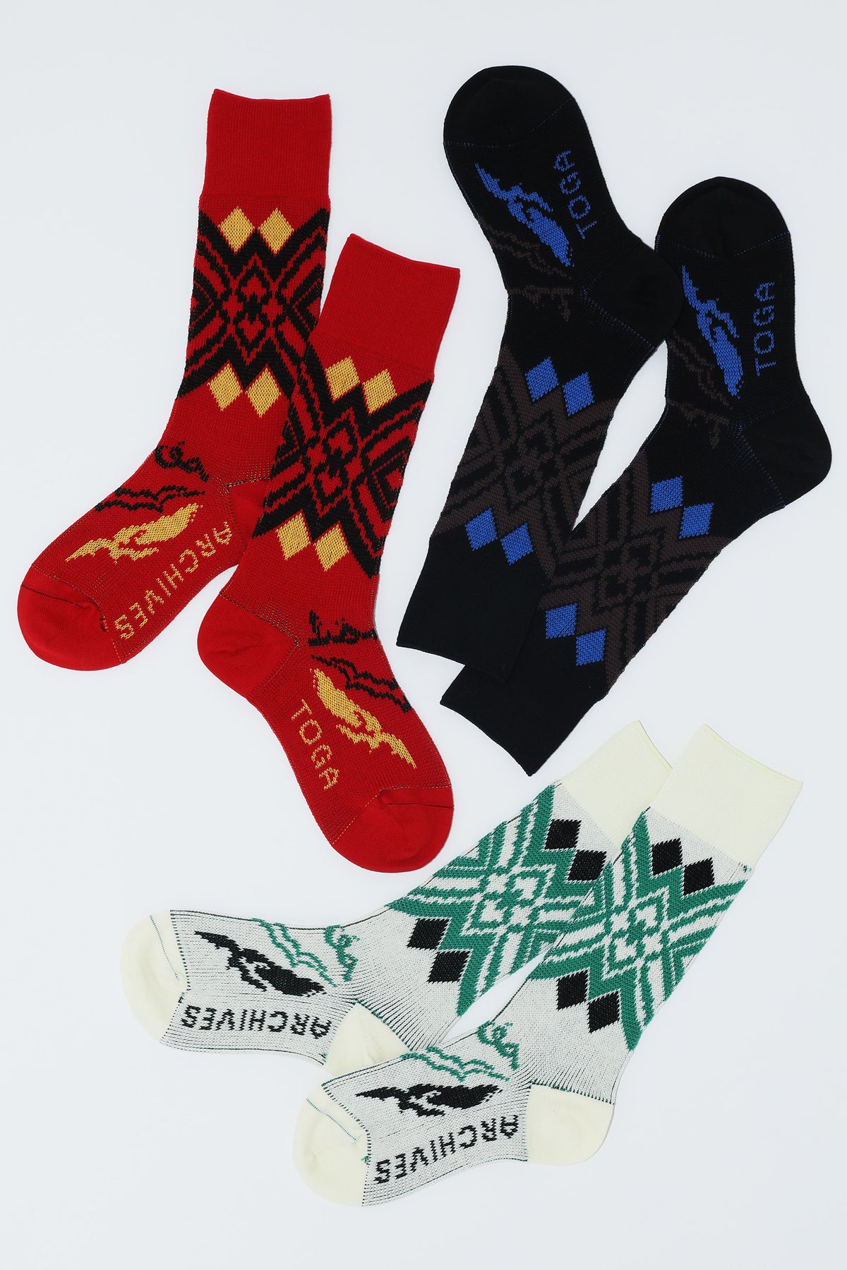 TOGA Jacquard socks(22.5~24.5cm)