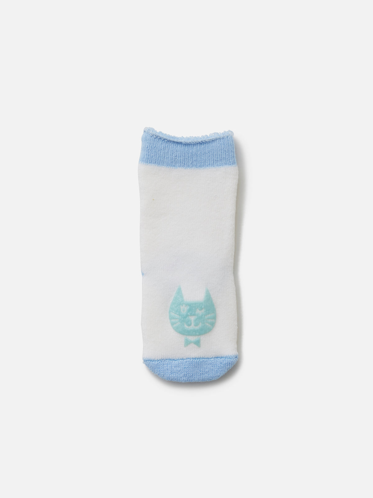 【ベビー】暗闇で光る猫パイルハイソックス / 7-9cm
