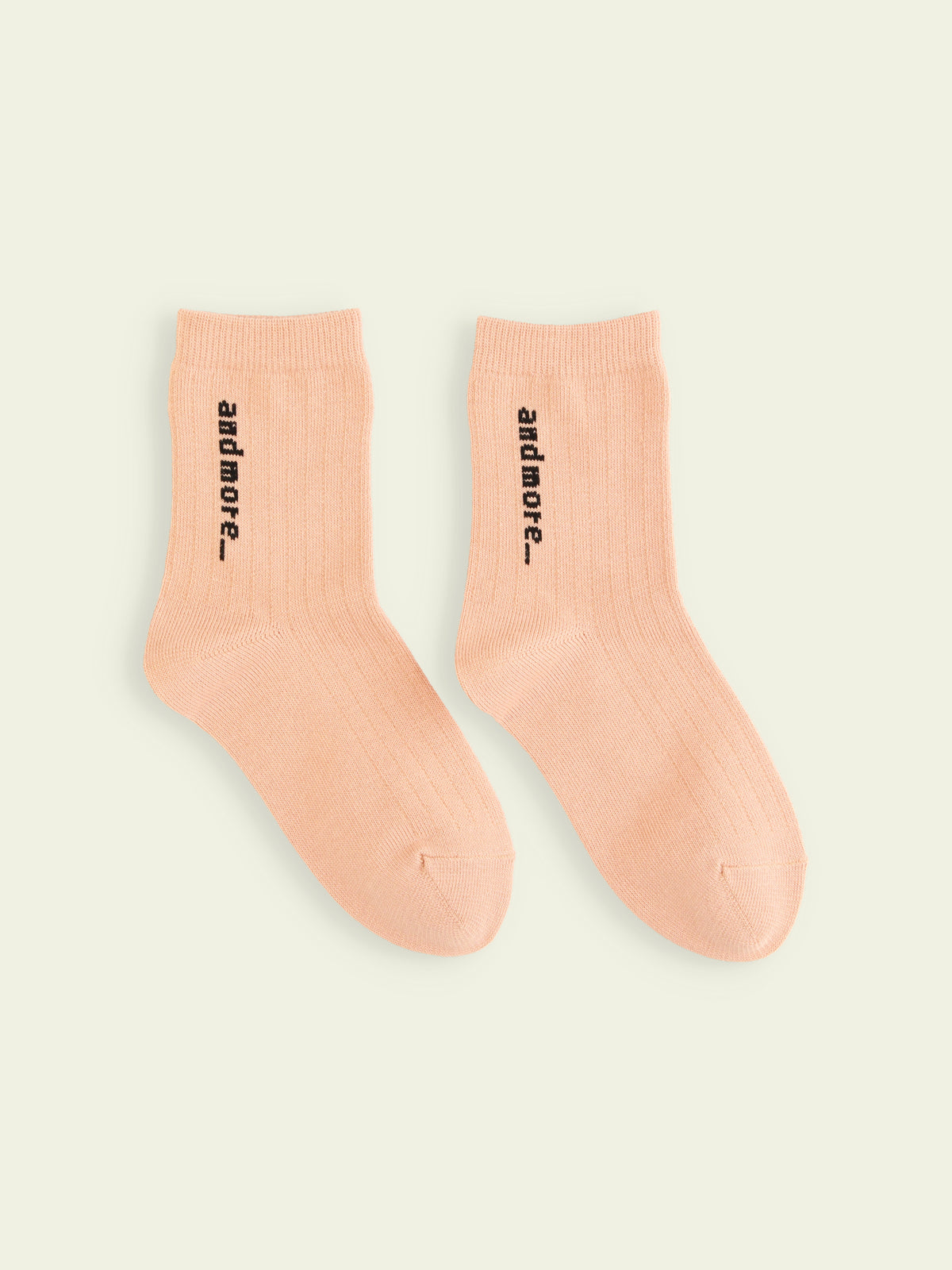 【3足1,485円】キッズ リブ風ロゴショートソックス / 13-15cm