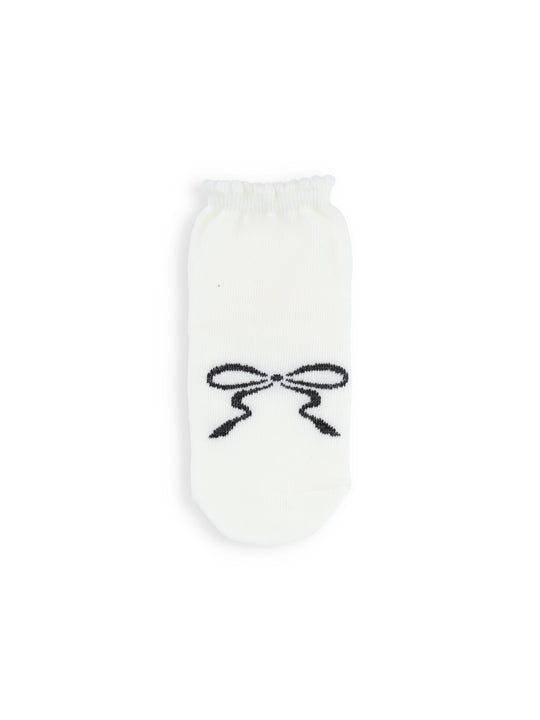 【3足1,485円】キッズ フロントリボンソックス / 19-21cm