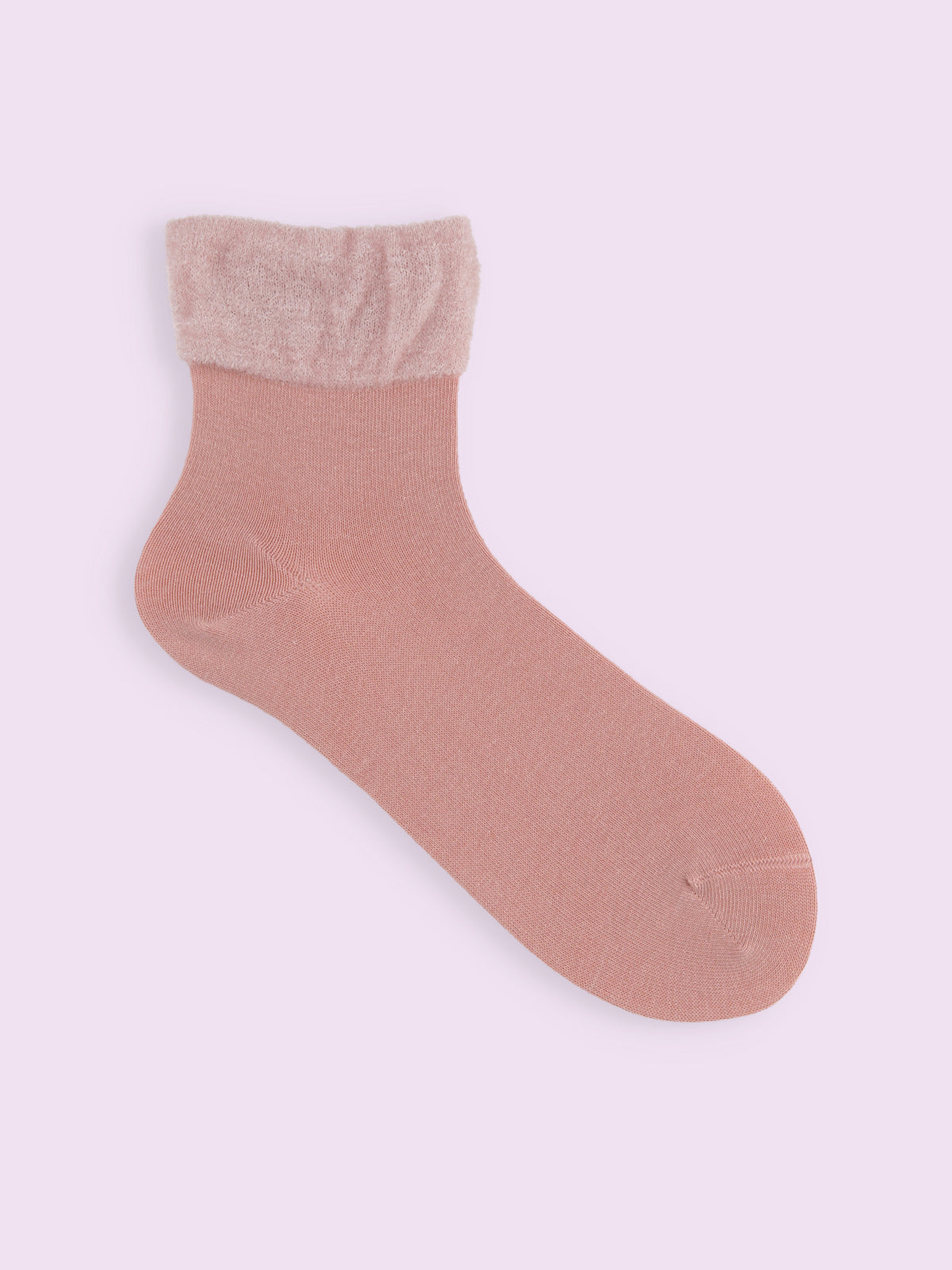 【3足1,485円】履き口ゆったりトップモールショートソックス