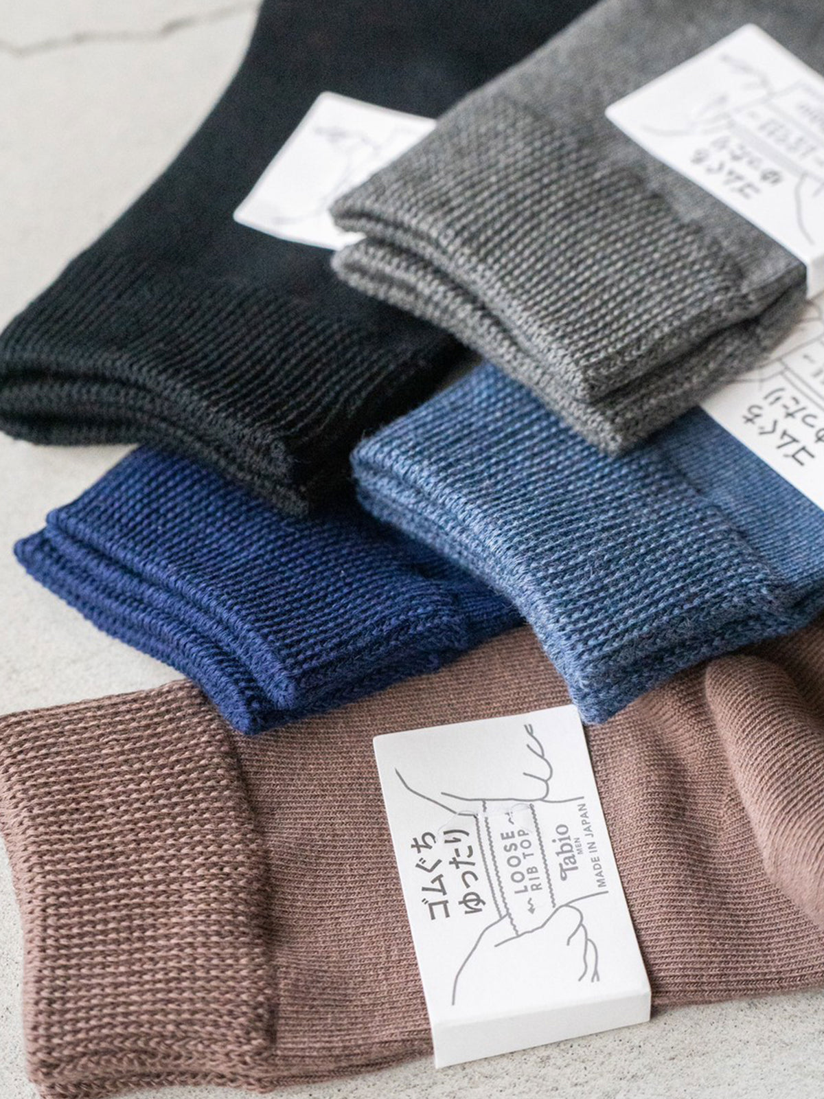 【Tabio MEN】 NEWゴムなしショートソックス