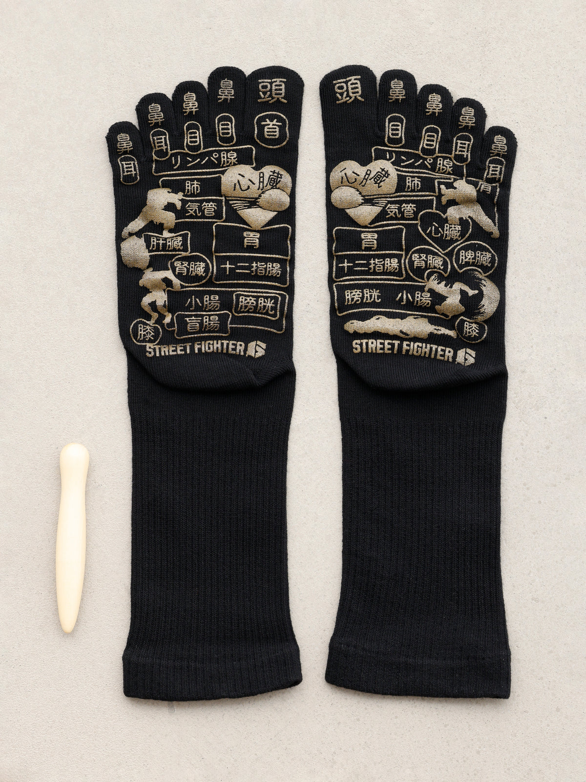 【STREET FIGHTER×Tabio】波動健康ツボ押し5本指セット / 25-27cm