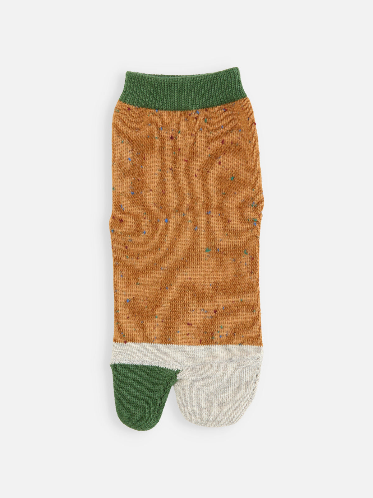 【キッズ】 足袋ネップ切替ソックス / 16-18cm