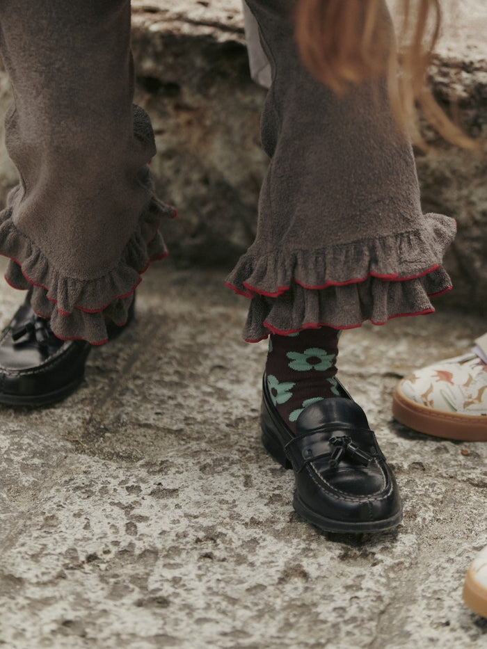 【キッズ】フラワーソックス / 19‐21cm