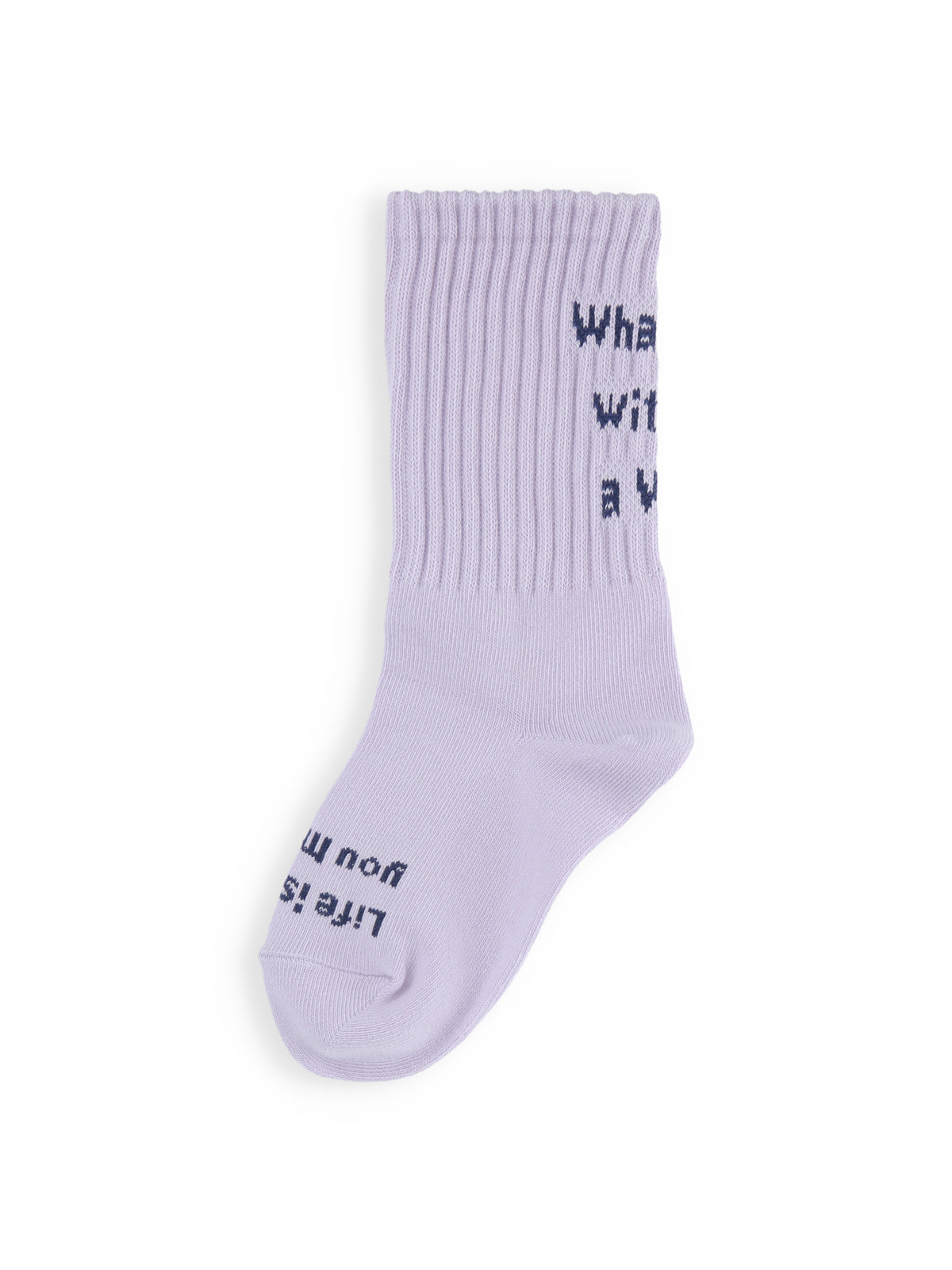 【キッズ】メッセージロゴソックス / 16-18cm