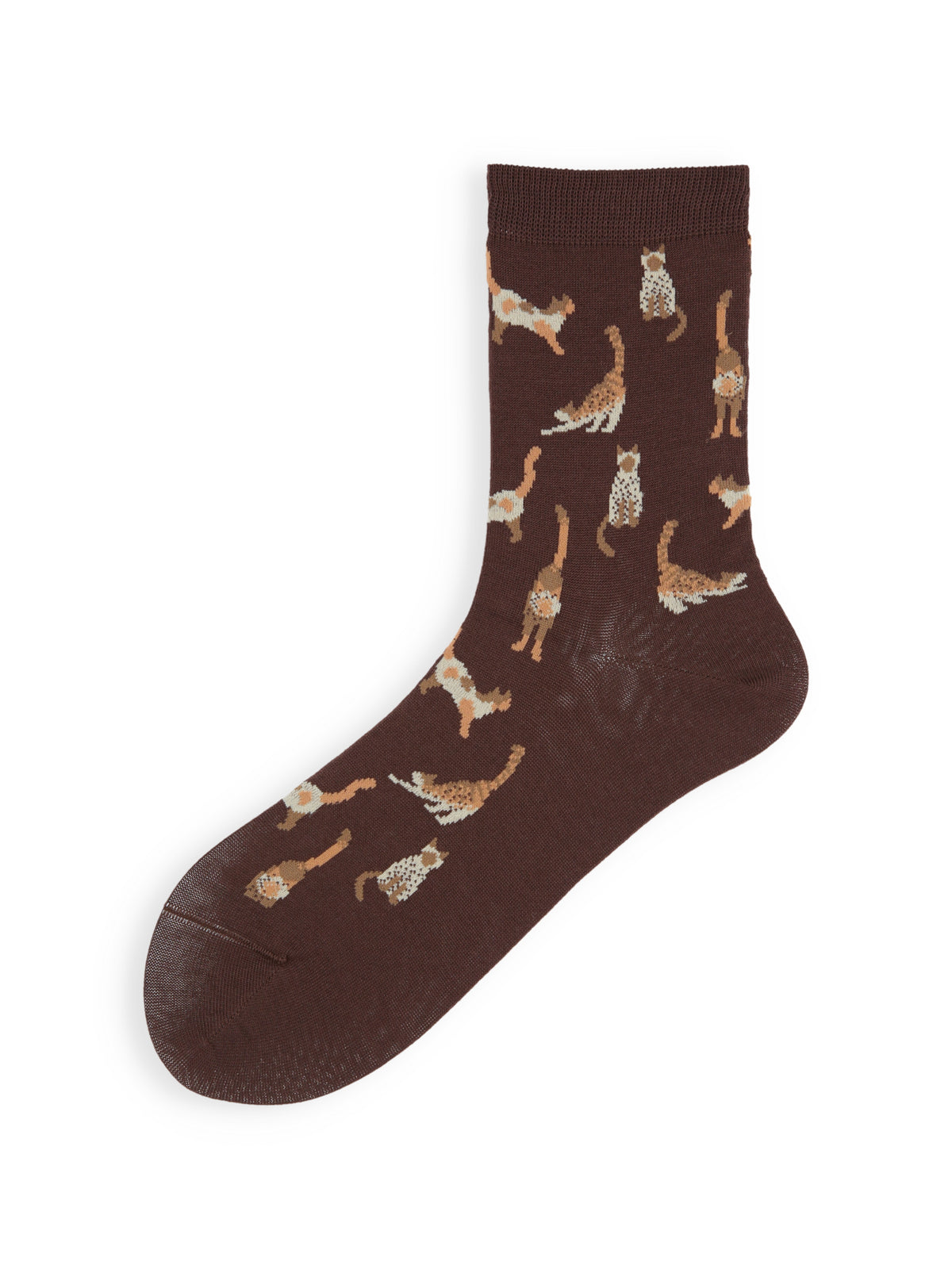 ブラウンキャットソックス