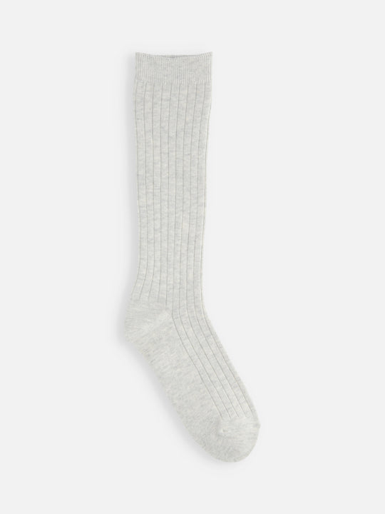 【キッズ】 蛍光リブハイソックス / 19-21cm