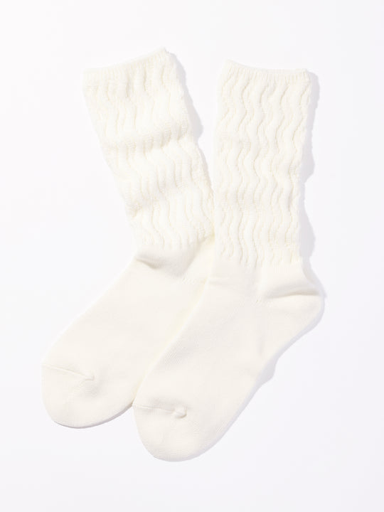 ウェーブリンクスミディ丈ソックス