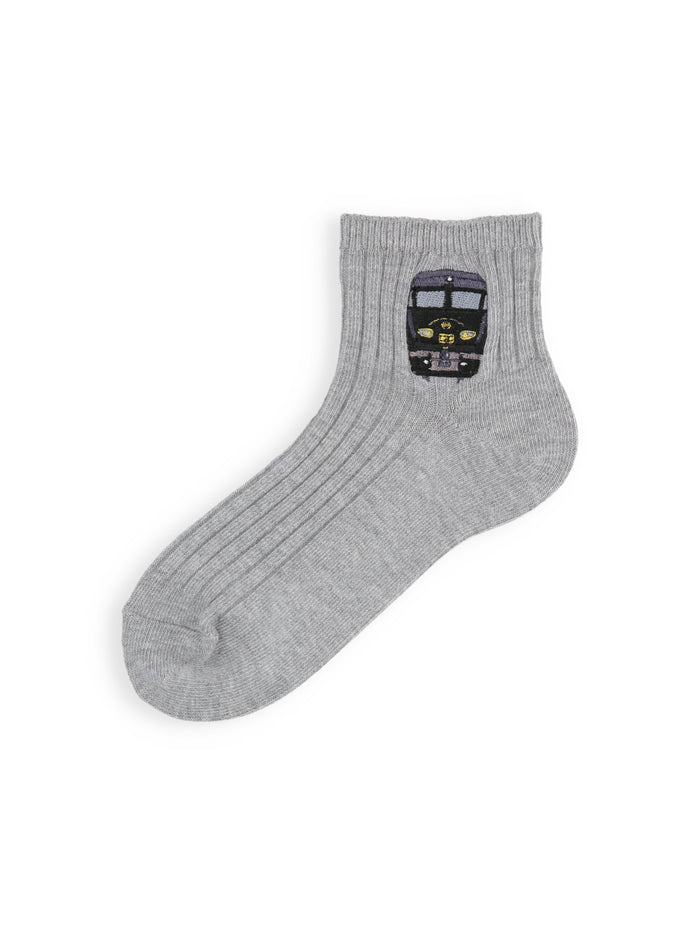 【JR九州】キッズ 電車・ヘッドマーク刺繍ソックス / 19-21cm
