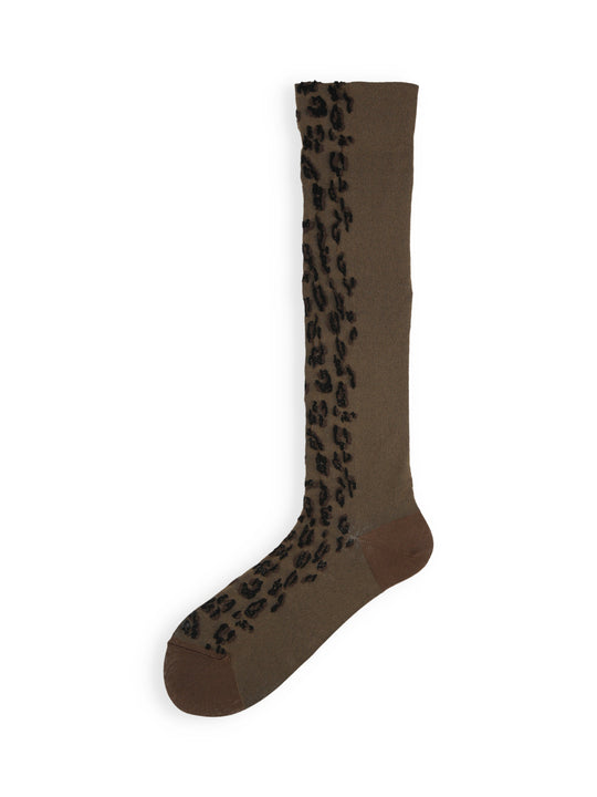 【Tabio×Ameri】LEOPARD PATTERN HIGH SOCKS