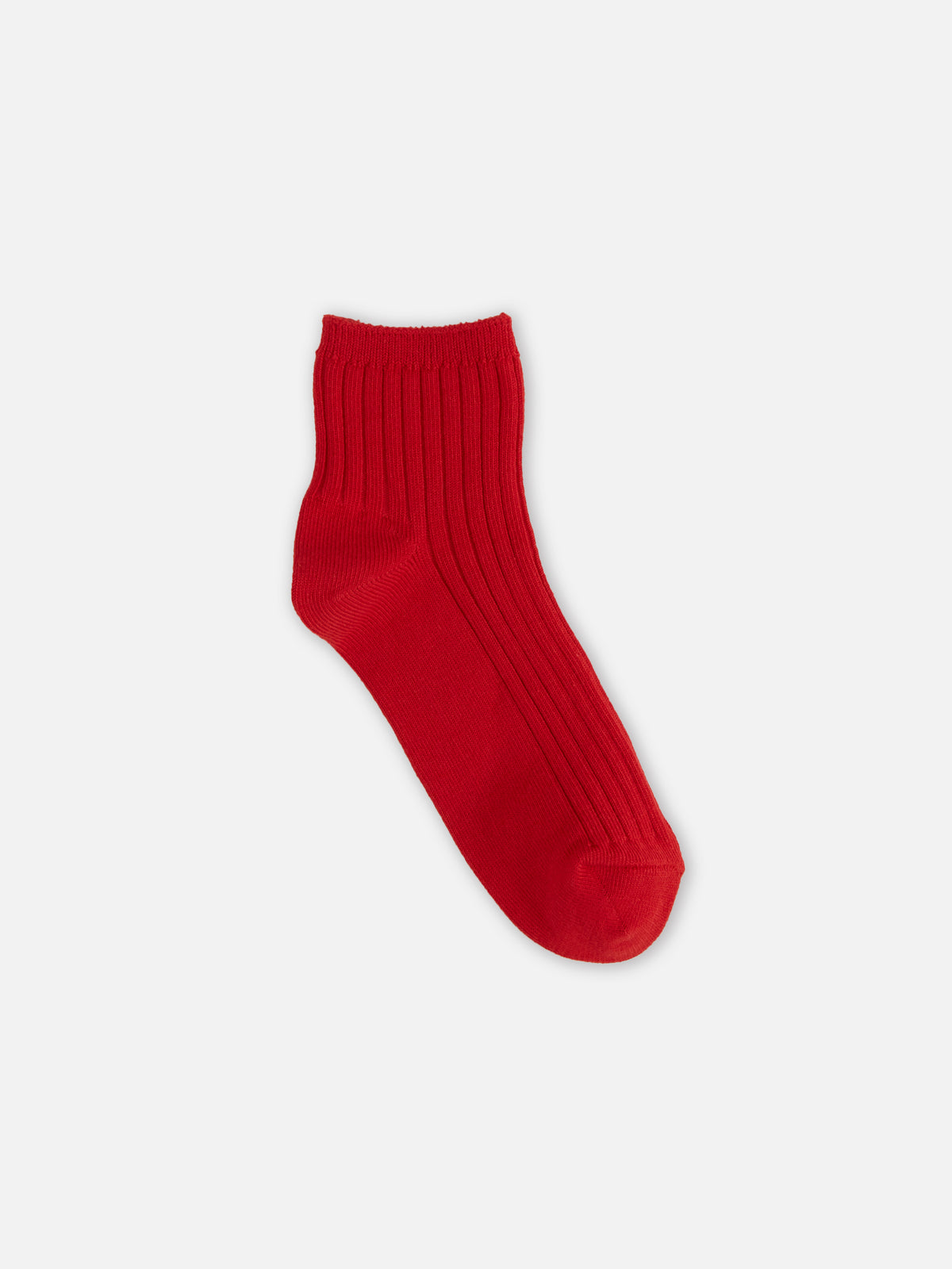 【WEB限定】キッズ メッセージソックス親子セット(アカ)