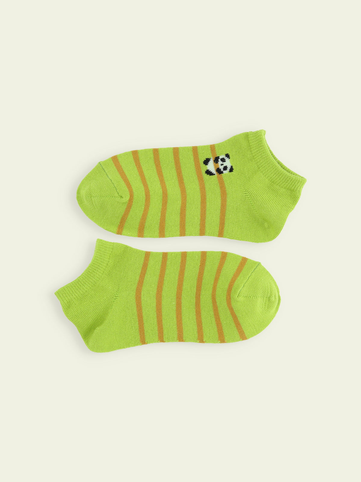 【3足1,485円】キッズ アニマルボーダースニーカー丈ソックス / 16-18cm