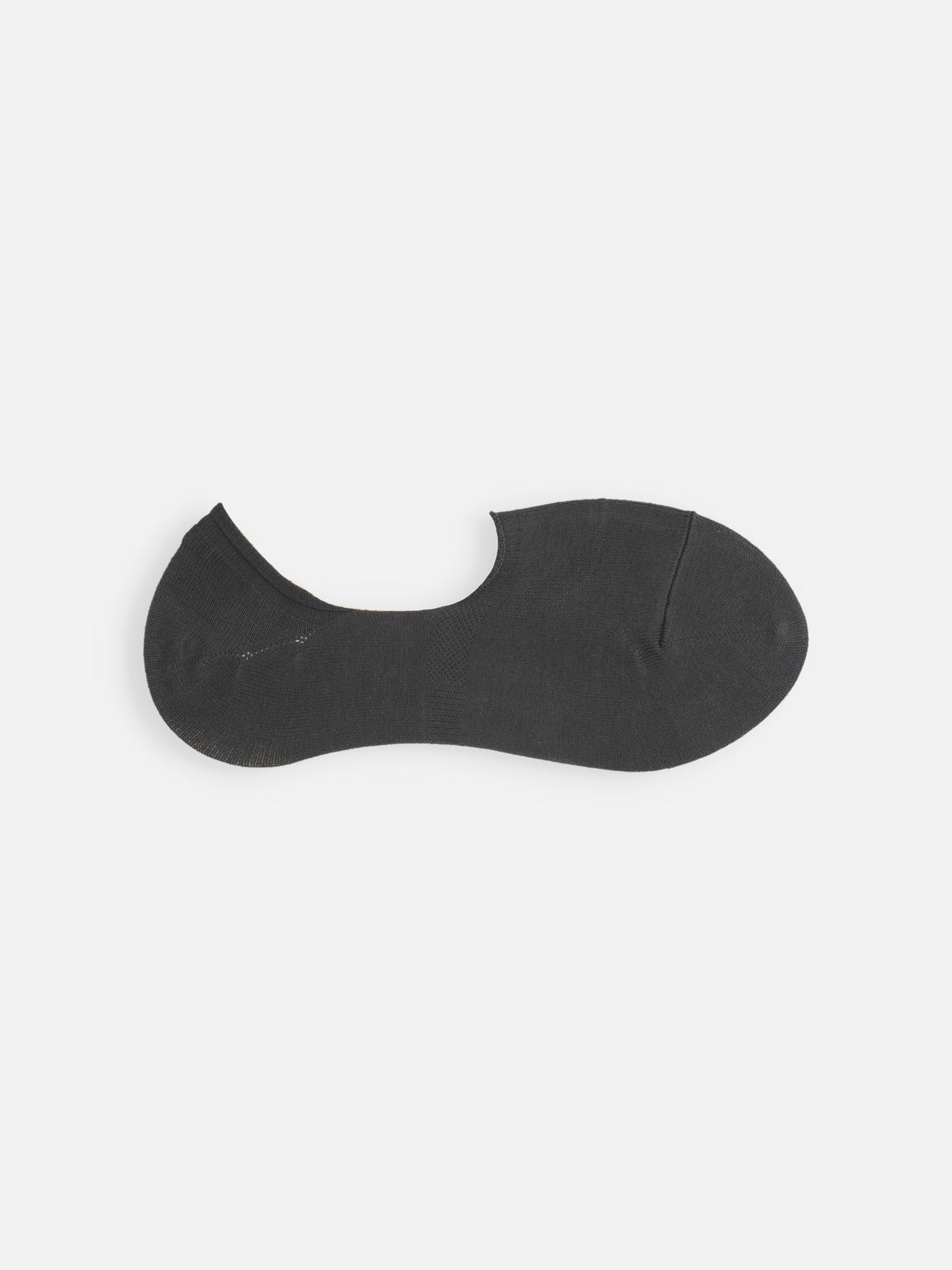 【Tabio MEN】GOODFOOT/脱げにくいカバーソックス(23.0～25.0cm) - ダークグレーモク