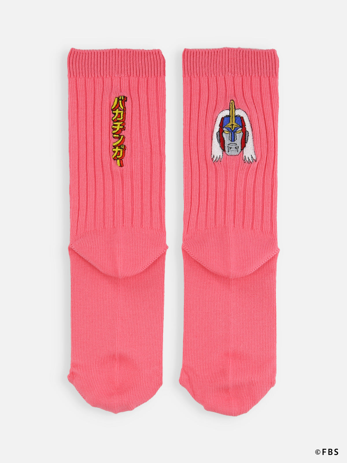 【キッズ】バカチンガーソックス / 16-18cm - ピンク×バカチンガー