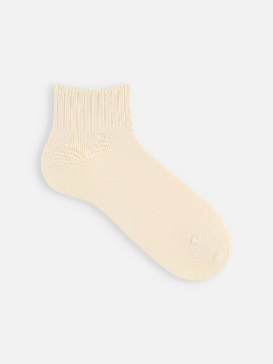 【Tabio MEN】ベーシックリブベタショートソックス