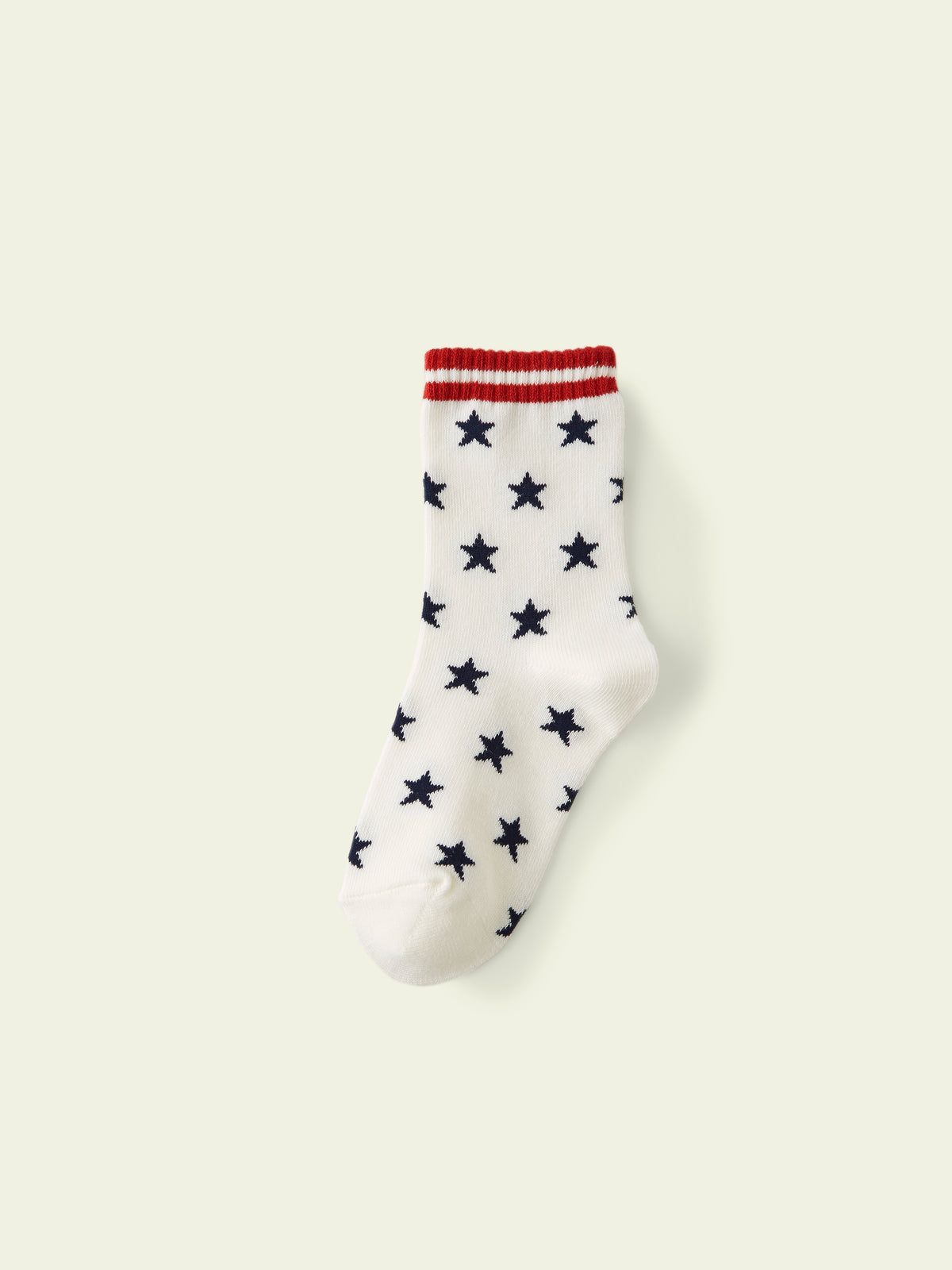 【3足1,485円】キッズ ライン星柄ソックス / 16-18cm - キナリ