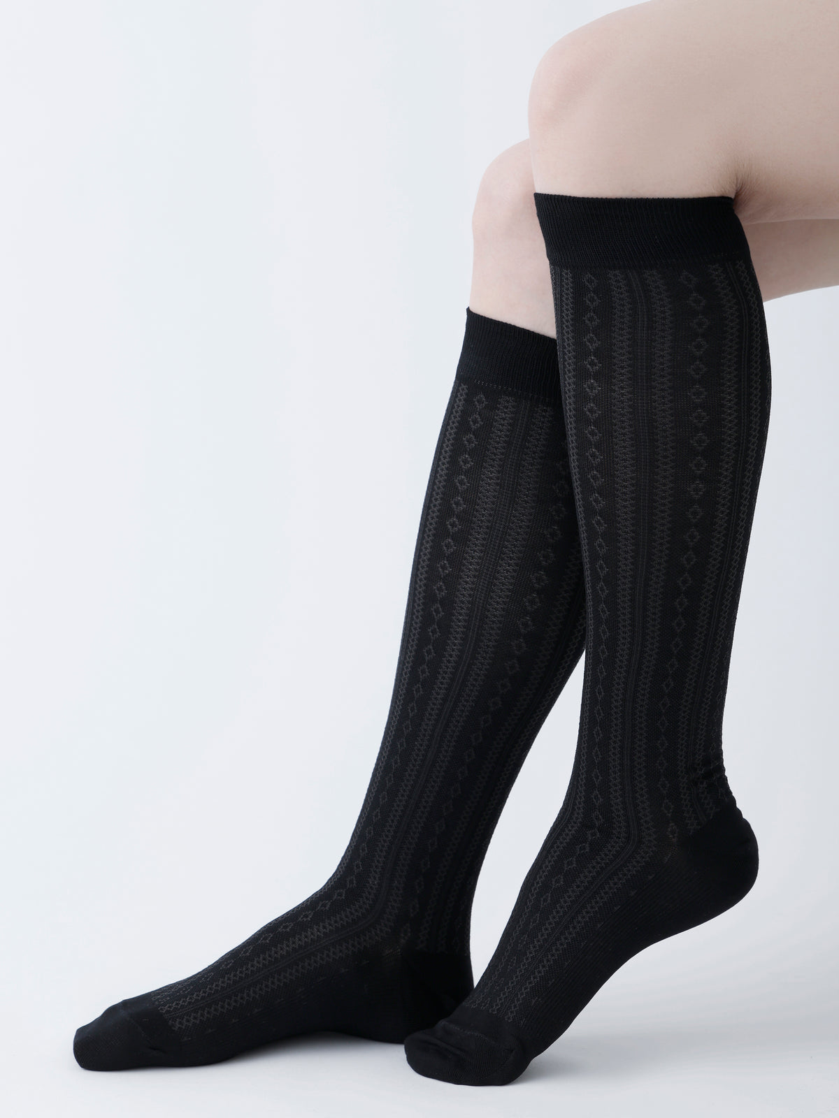 【脚、適う。】美 線 適 圧 Slim Soft Fit / 専用BOX入り - クロ