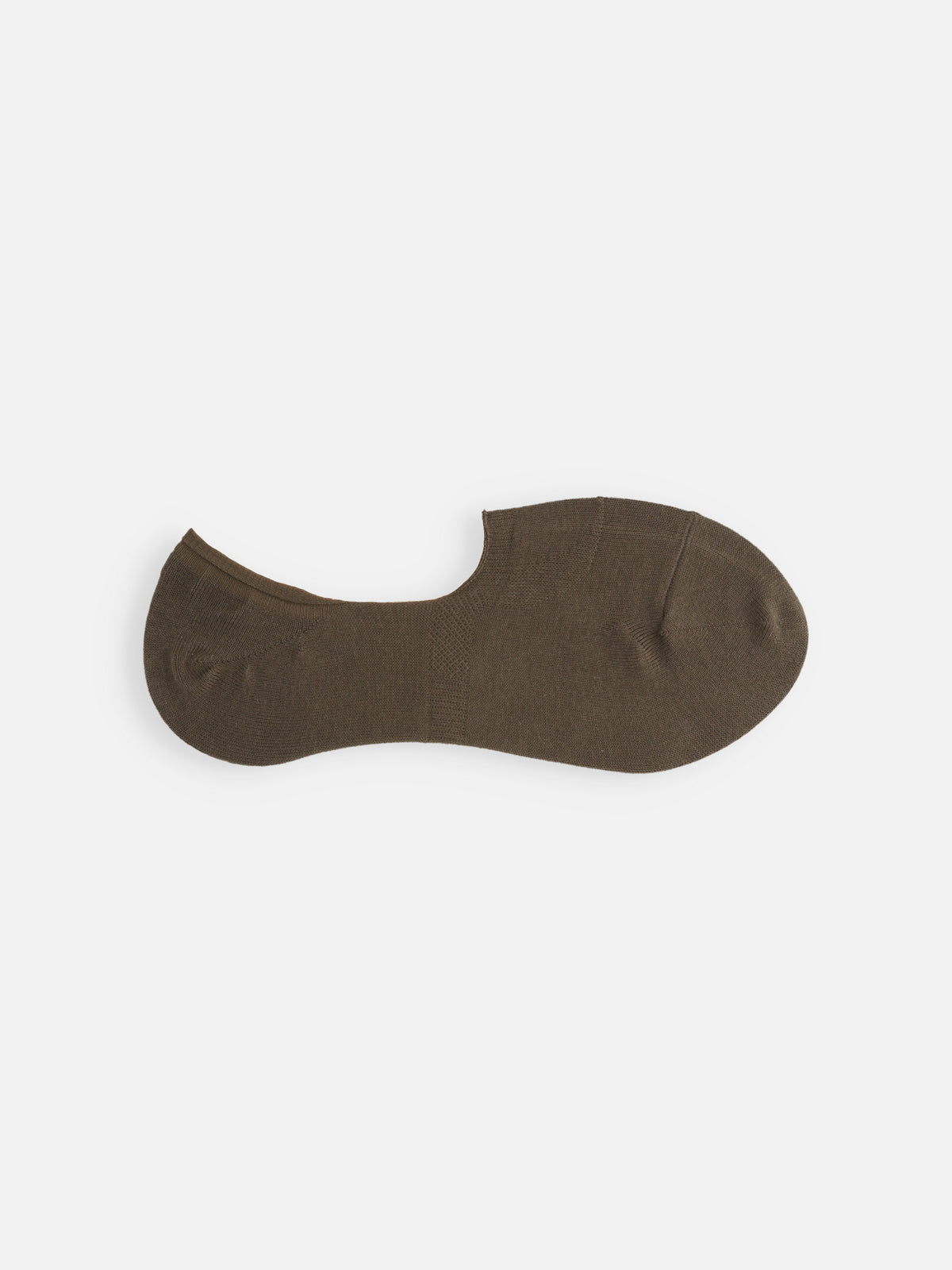 【Tabio MEN】GOODFOOT/脱げにくいカバーソックス(27.0～29.0cm) - チャ