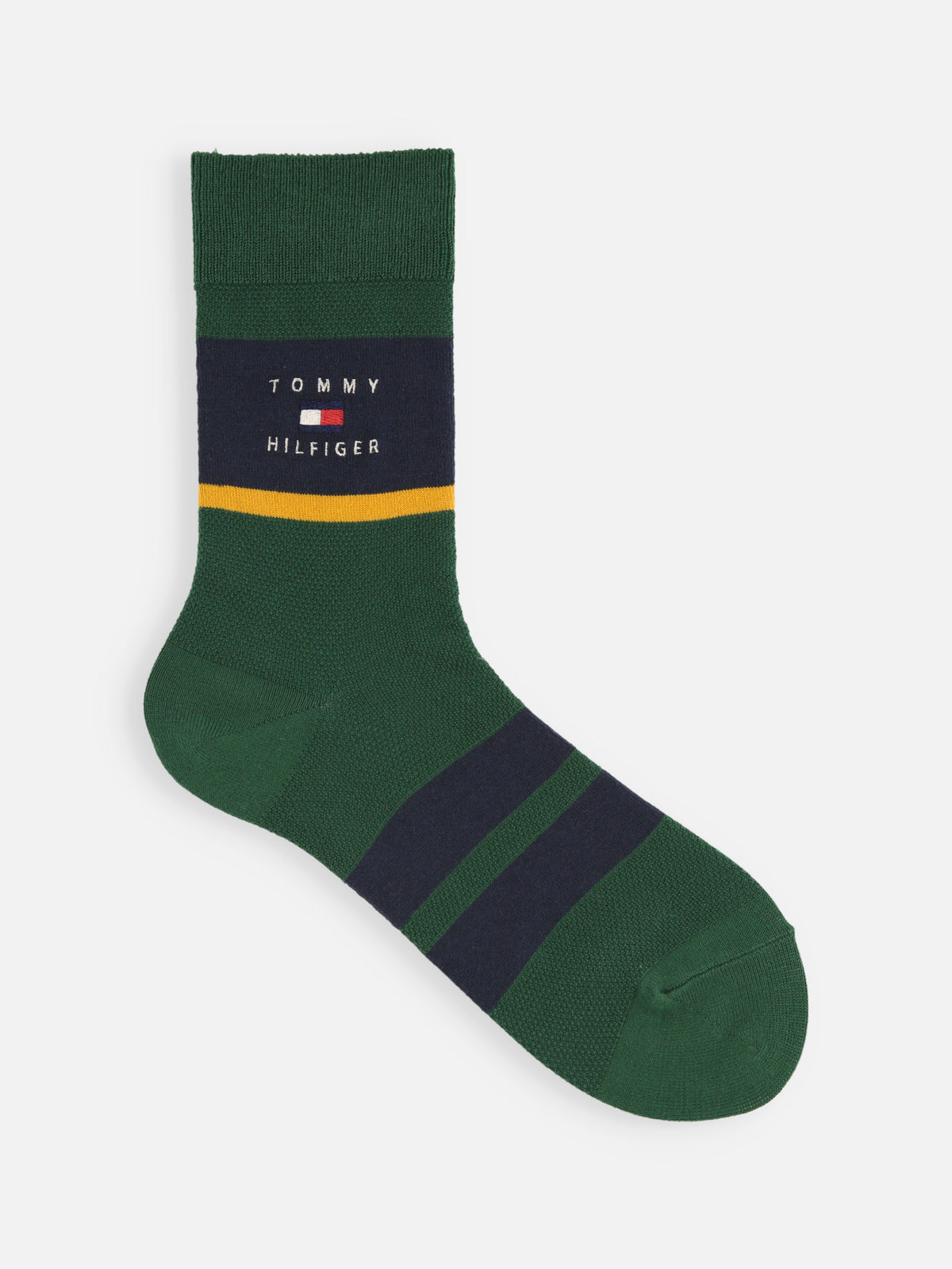 TOMMY HILFIGER ポロカノコラインソックス - グリーン