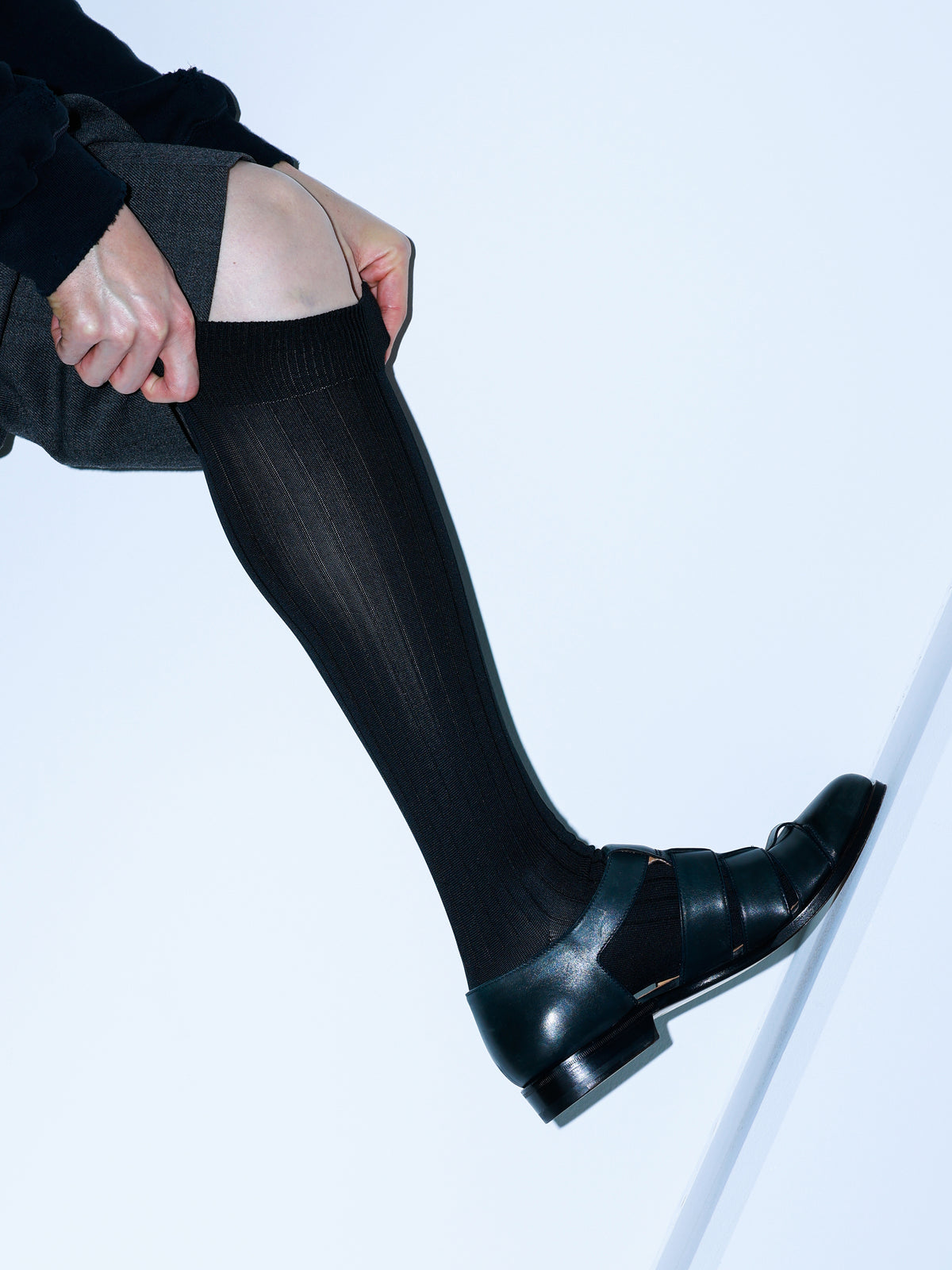 【Tabio MEN】DRYリブハイソックス