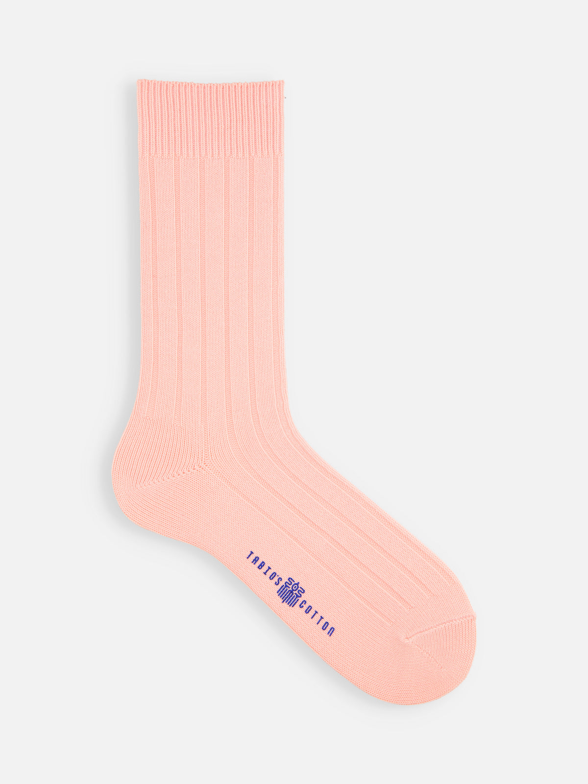 【WEB限定】TABIO'S COTTON 太リブレギュラーソックス / 25.0-27.0cm - ピンク