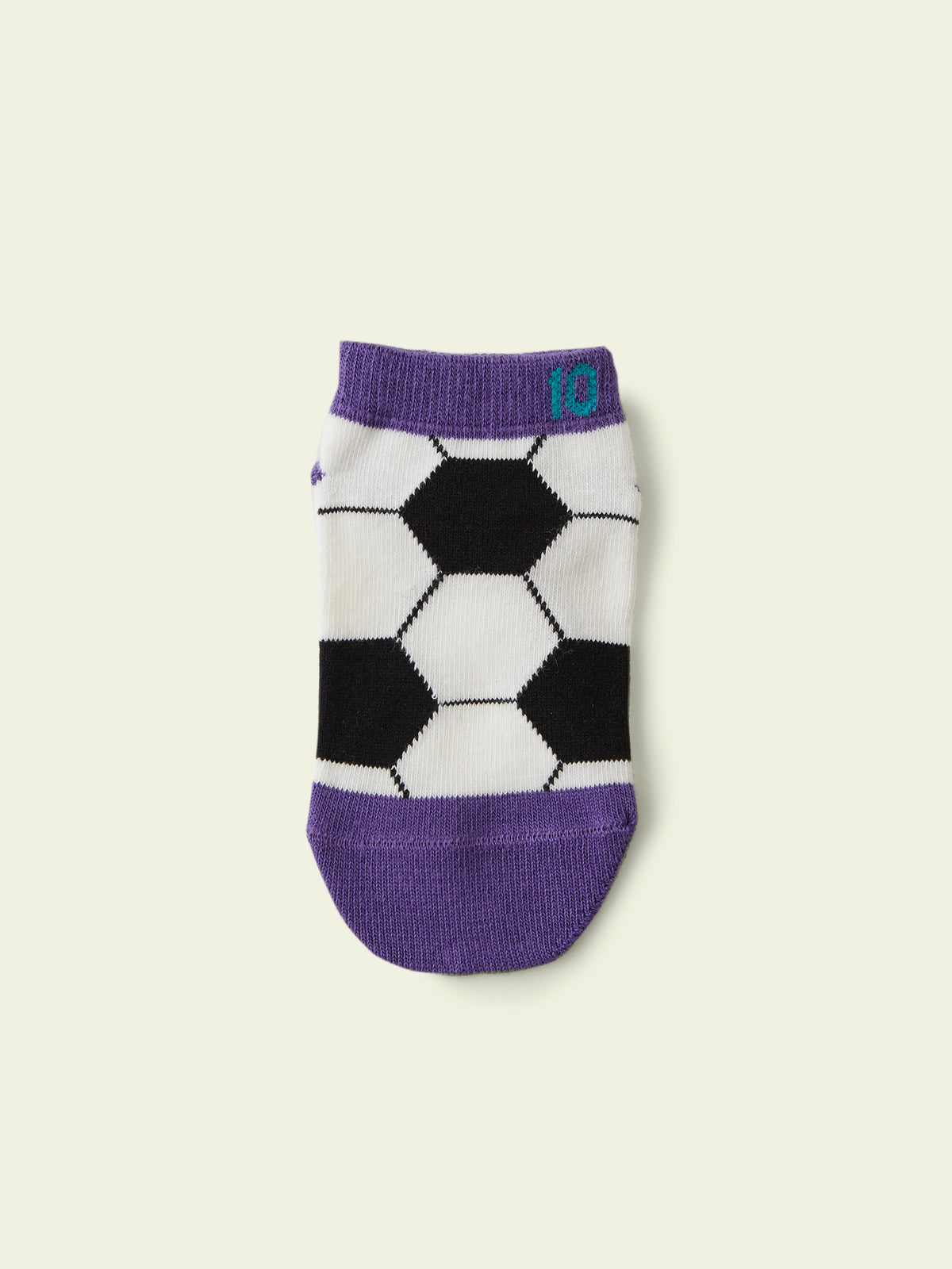 【3足1,485円】キッズ  サッカーボールスニーカー丈ソックス / 19-21cm