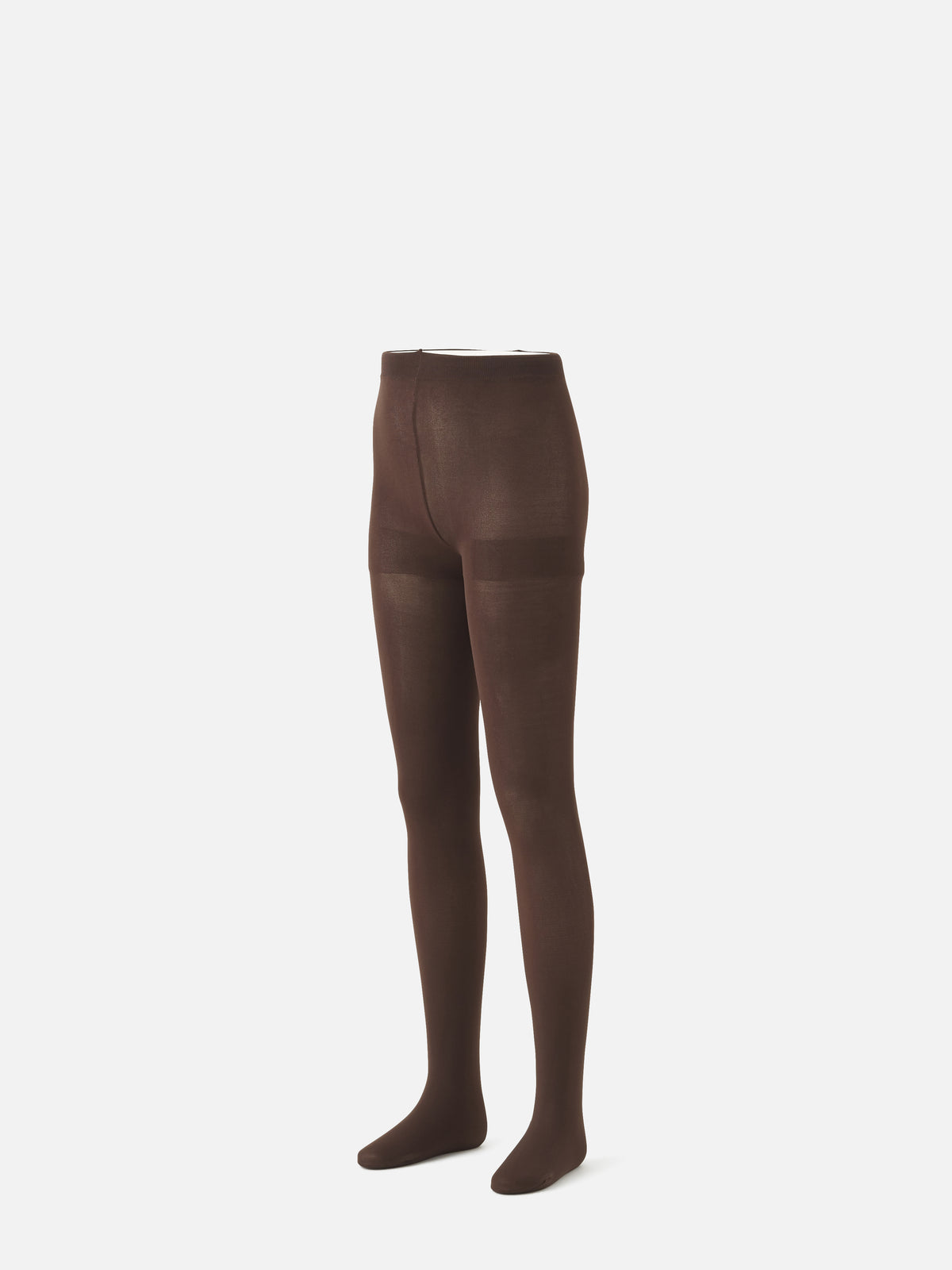 【キッズ 】80デニールタイツ / 125-145cm - コゲチャ