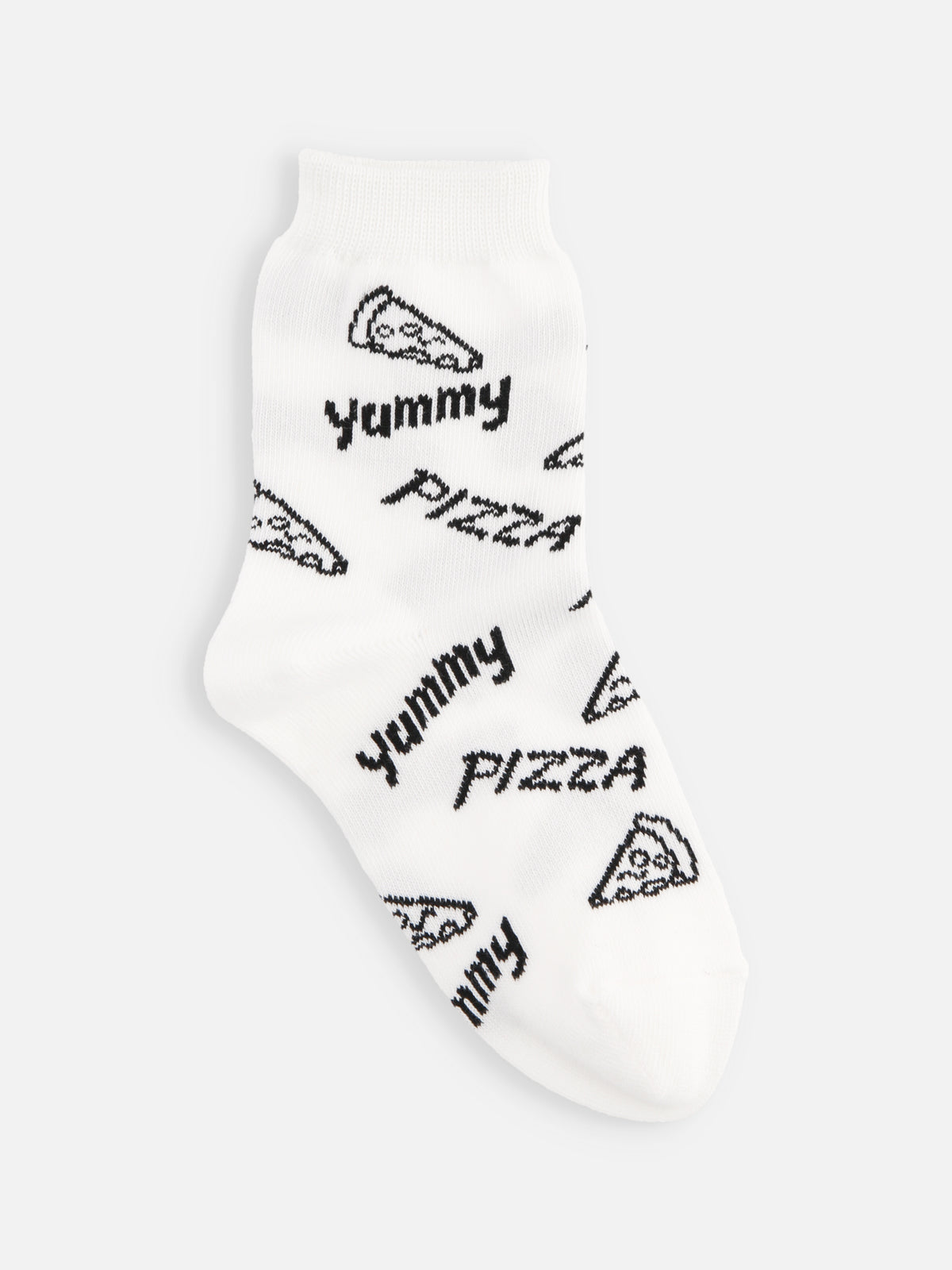 【キッズ】PIZZAソックス / 16-18cm - オフホワイト