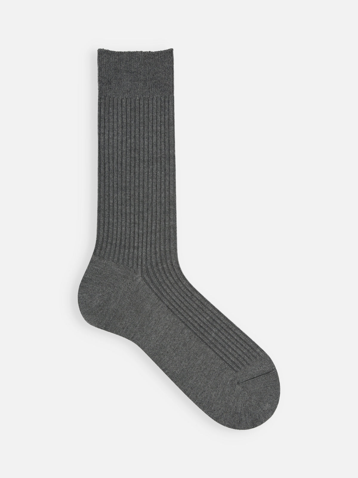 【Tabio MEN】定番/綿混2×2リブソックス(23.0～25.0cm)