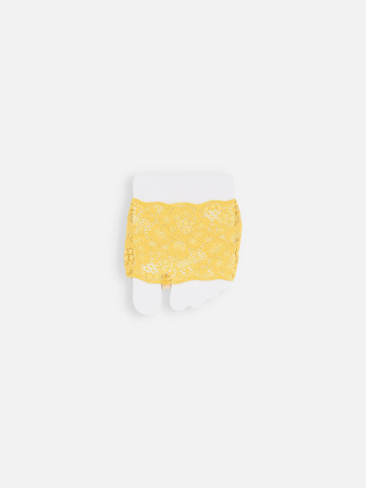 【サンダルガード】足裏クッションレースタイプ - イエロー