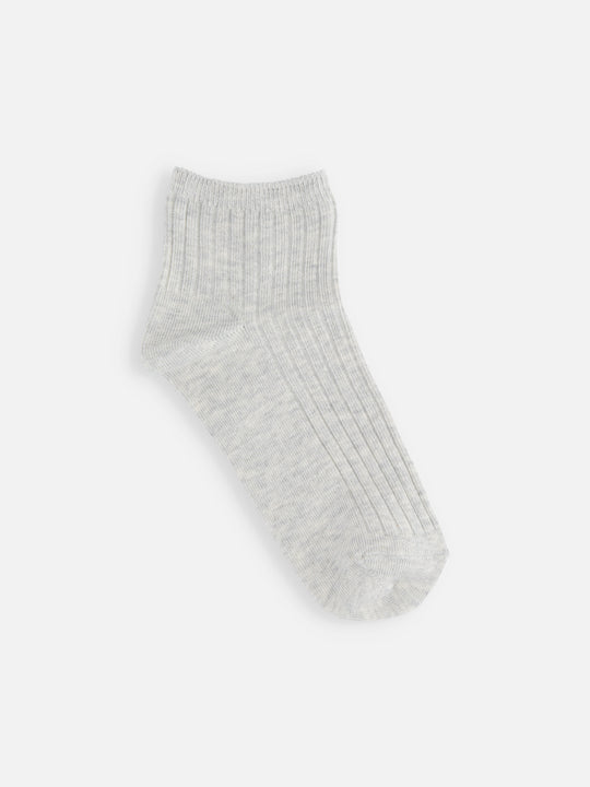 【キッズ】蛍光リブショートソックス / 19-21cm