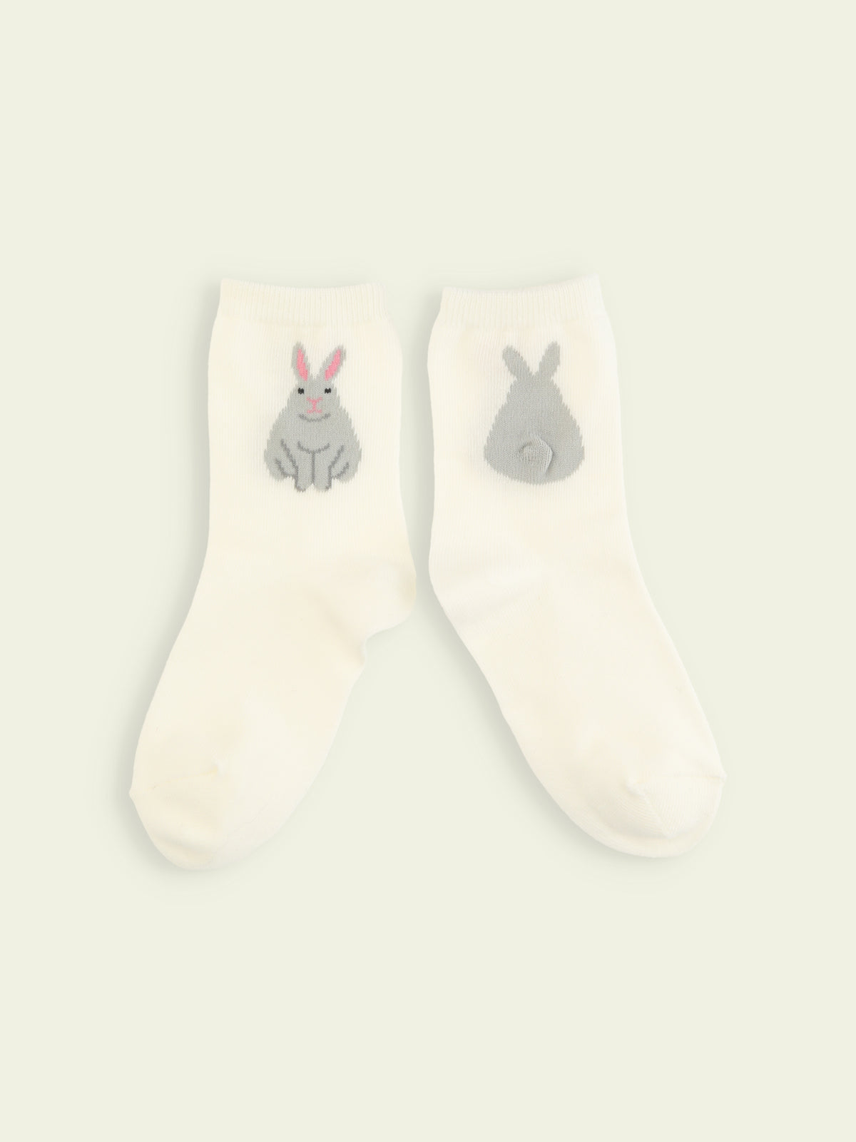 【3足1,485円】キッズ うさぎしっぽショートソックス / 13-15cm