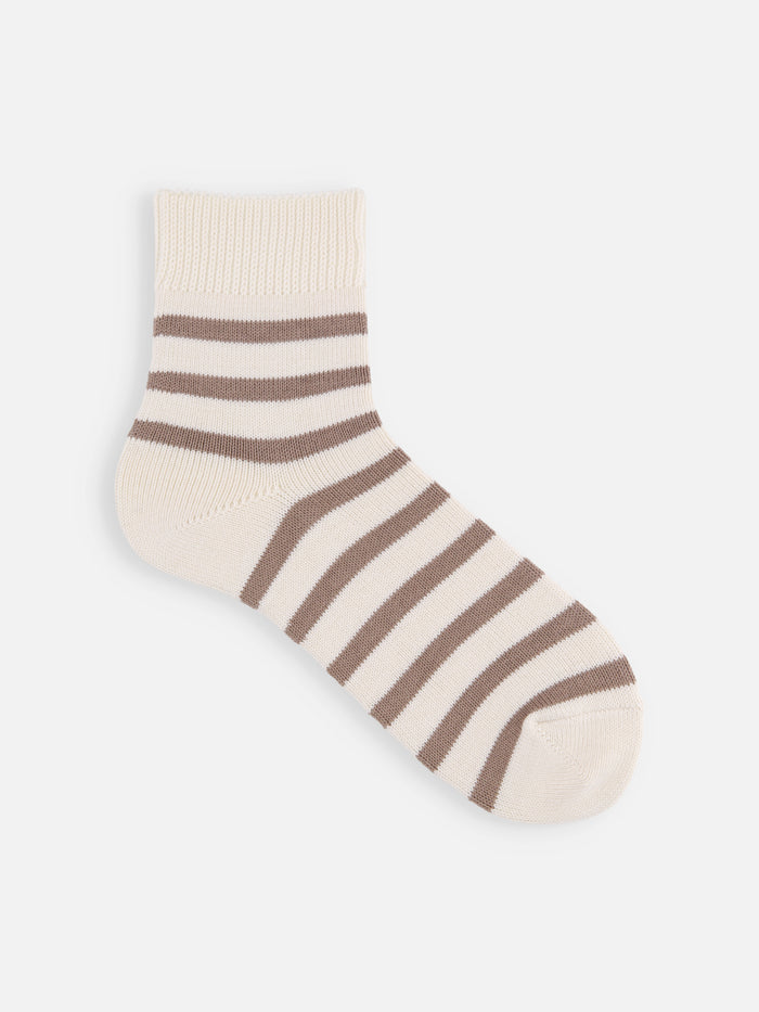 【Tabio MEN】バスクボーダーショートソックス
