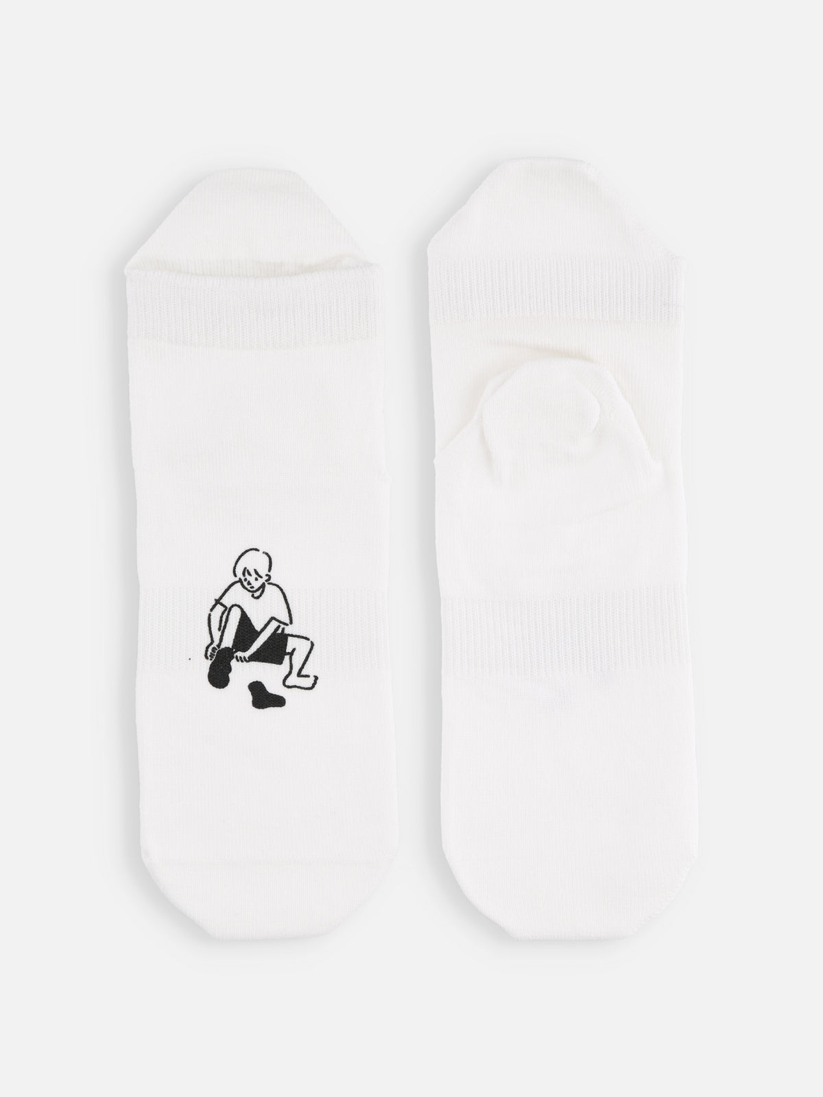 【長場雄×NAIGAI×Tabio】 SOCK SUN片手で履けるくつした - サラシ