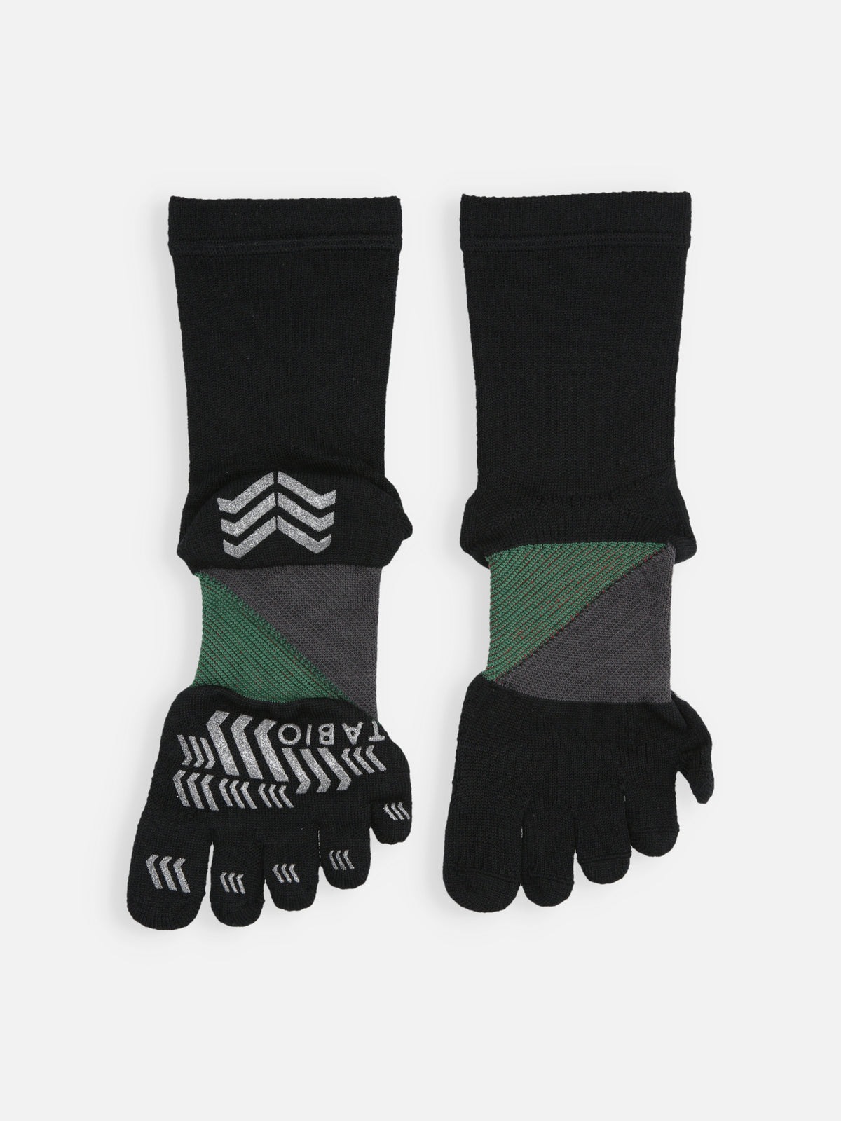 GOLFスピニングサポート五本指ソックス / 23-25cm - クロ