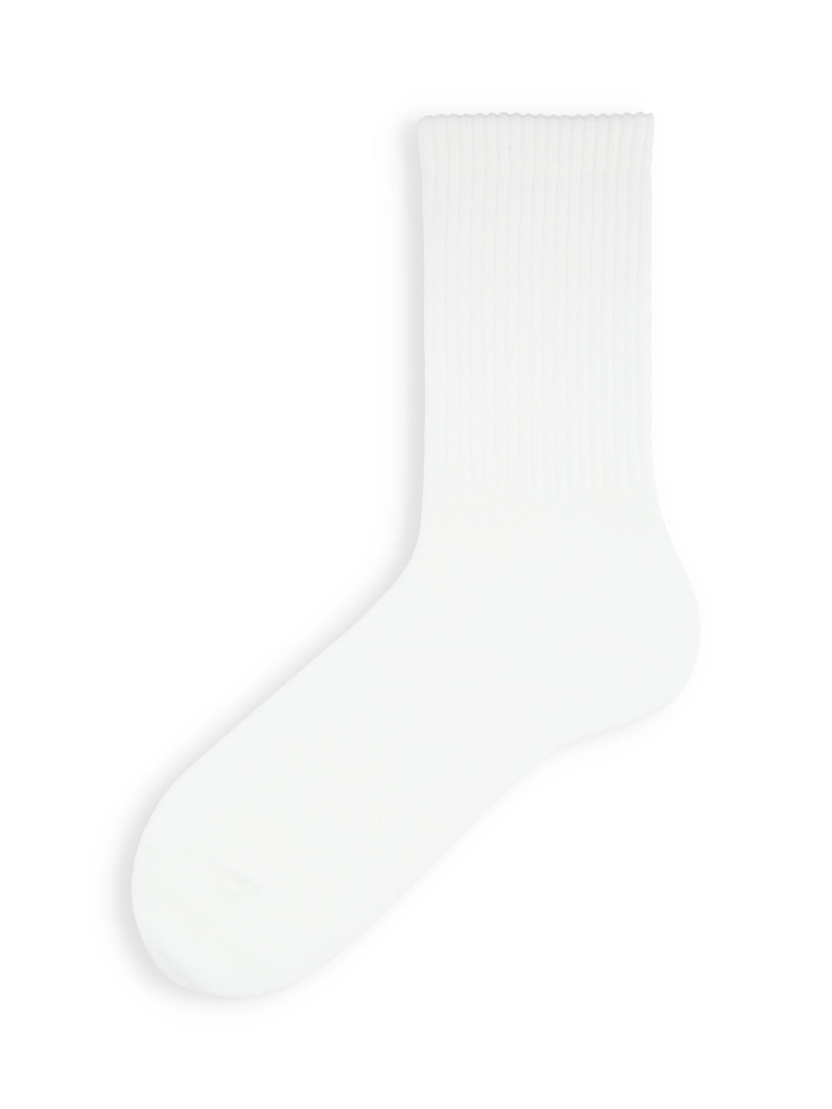 【Tabio MEN】ノンパイルベーシックアメリブソックス(25.0〜27.0cm) - オフホワイト