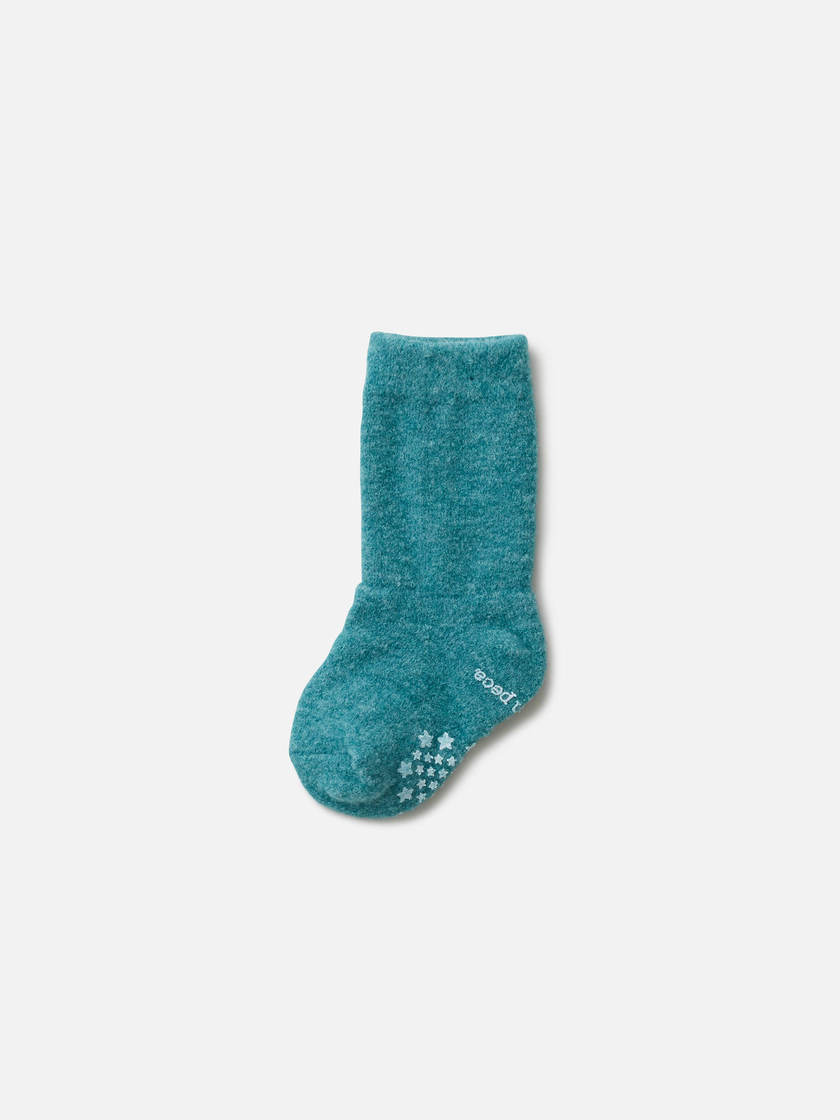 【ベビー】ウール無地ハイソックス / 9-12cm - エメラルドグリーン