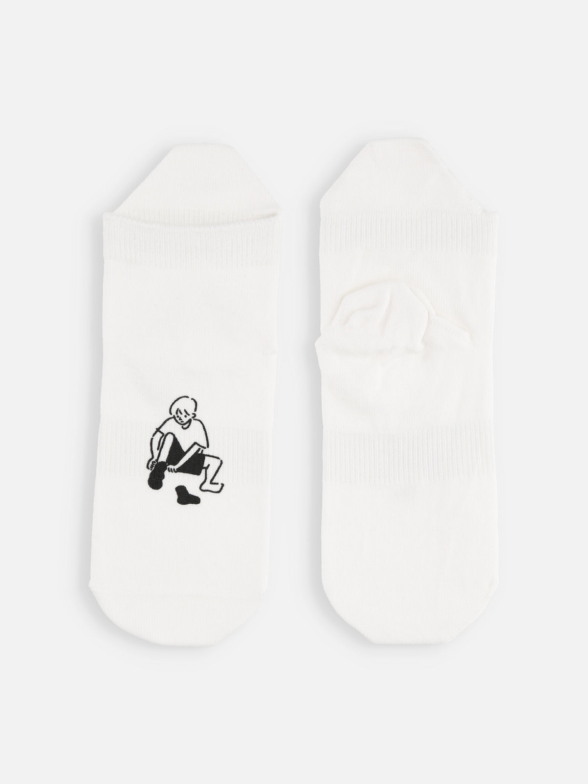 【長場雄×NAIGAI×Tabio】 SOCK SUN片手で履けるくつした - サラシ